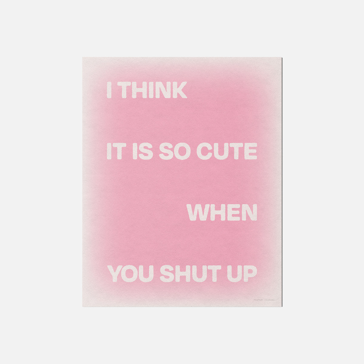 SHUT PRINT