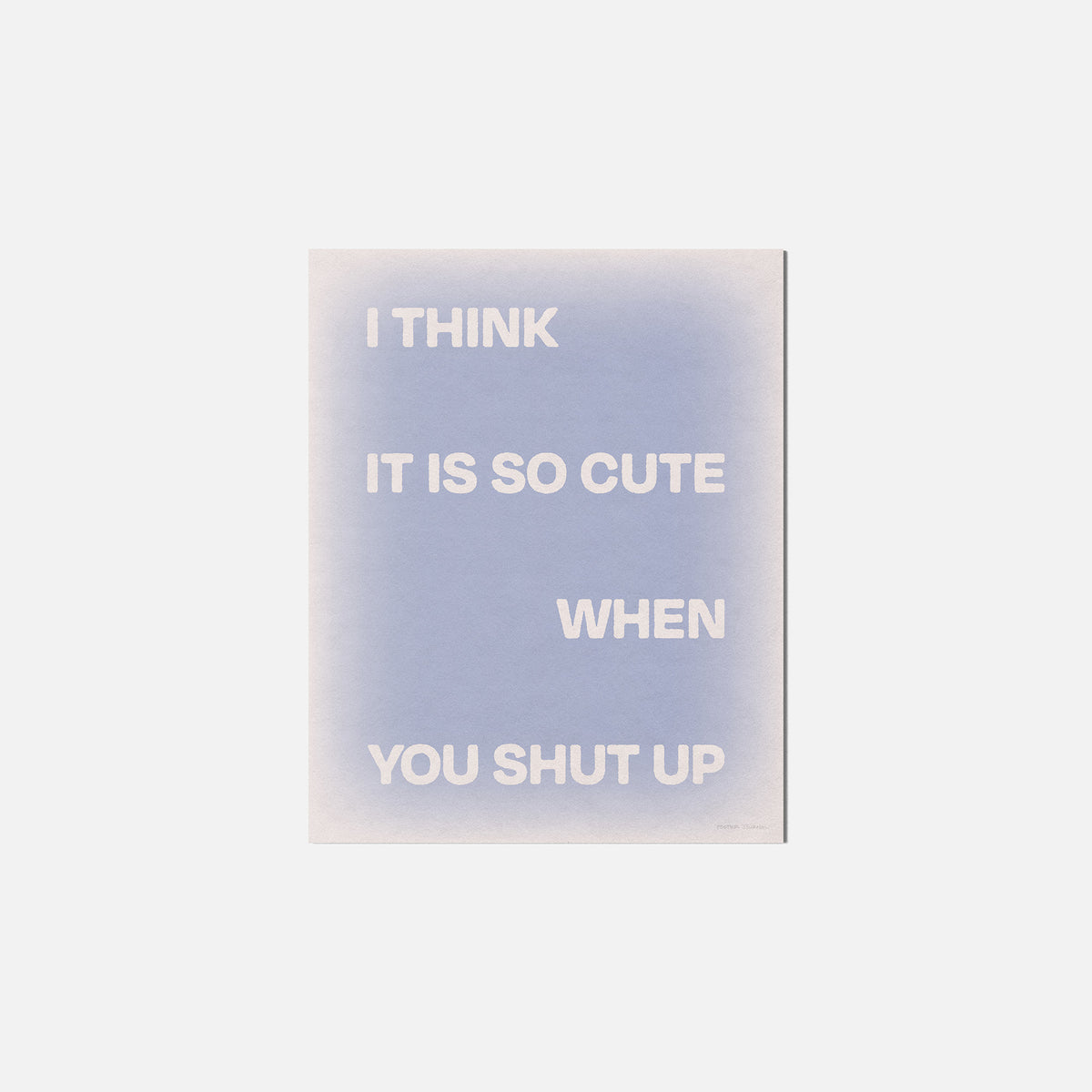 SHUT PRINT
