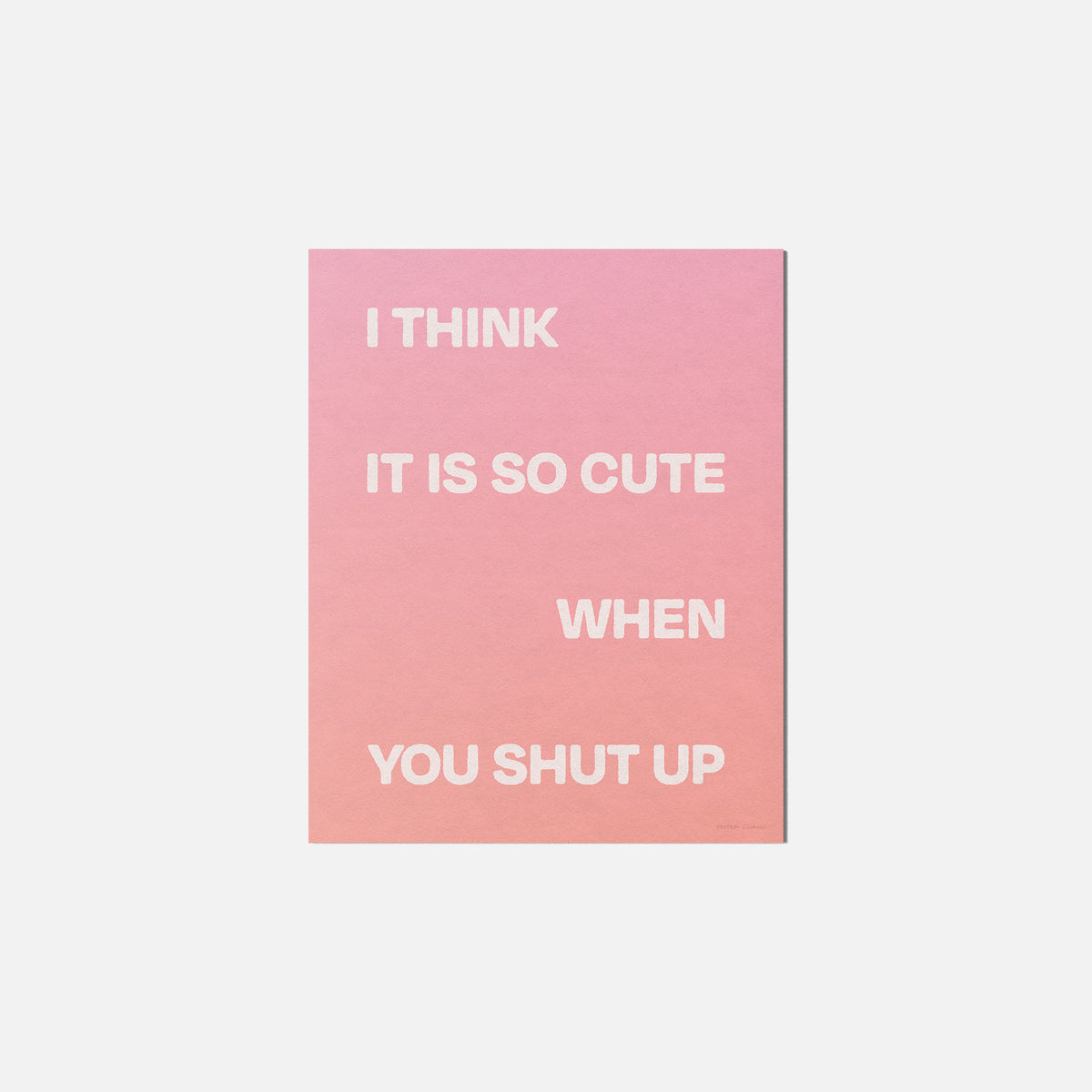 SHUT PRINT