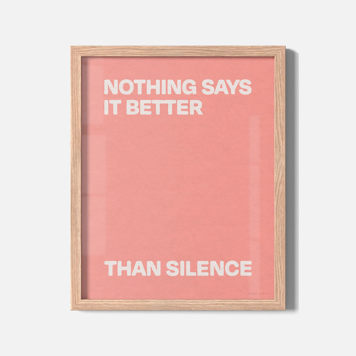 SILENCE PRINT