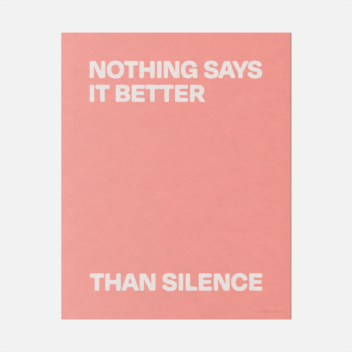 SILENCE PRINT