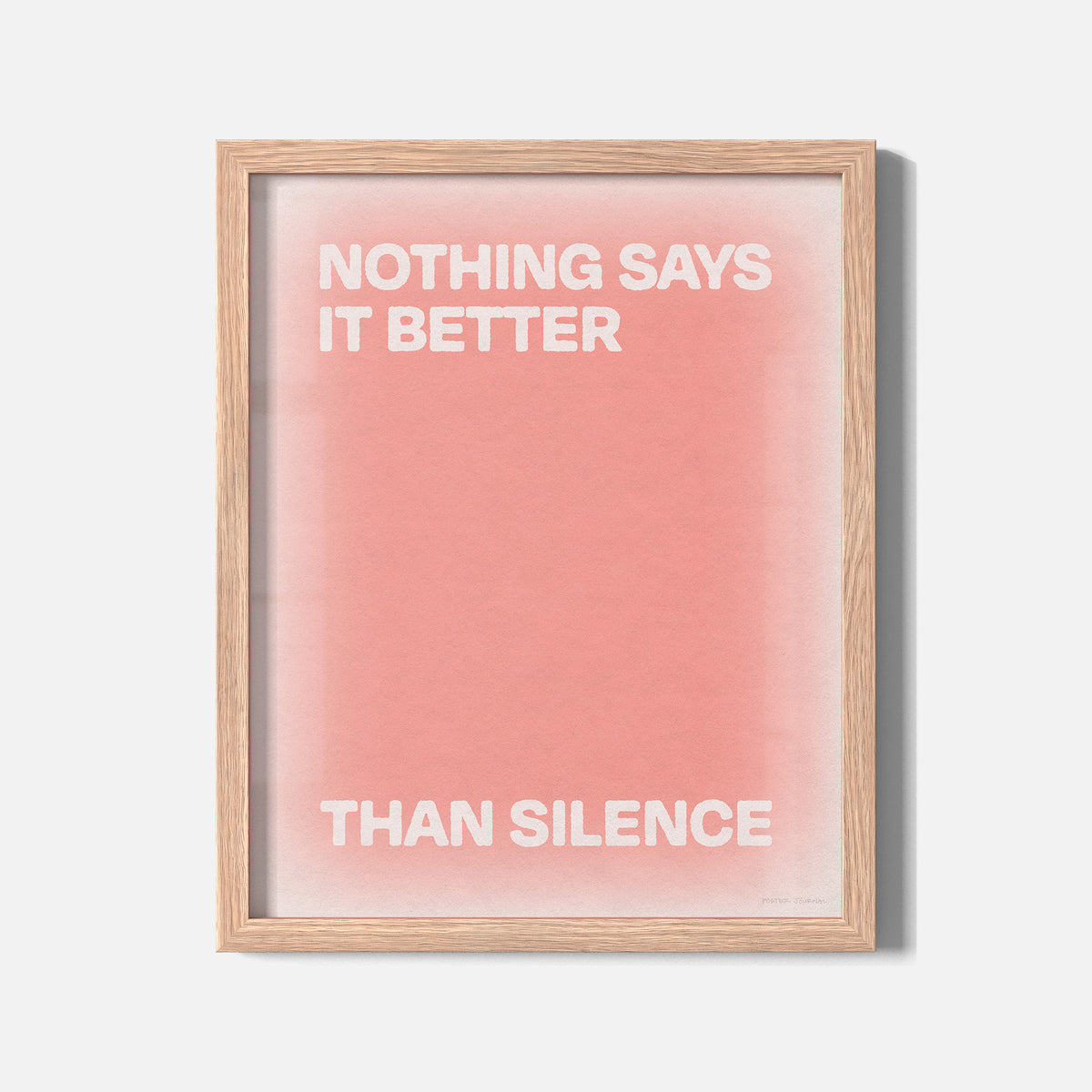 SILENCE PRINT