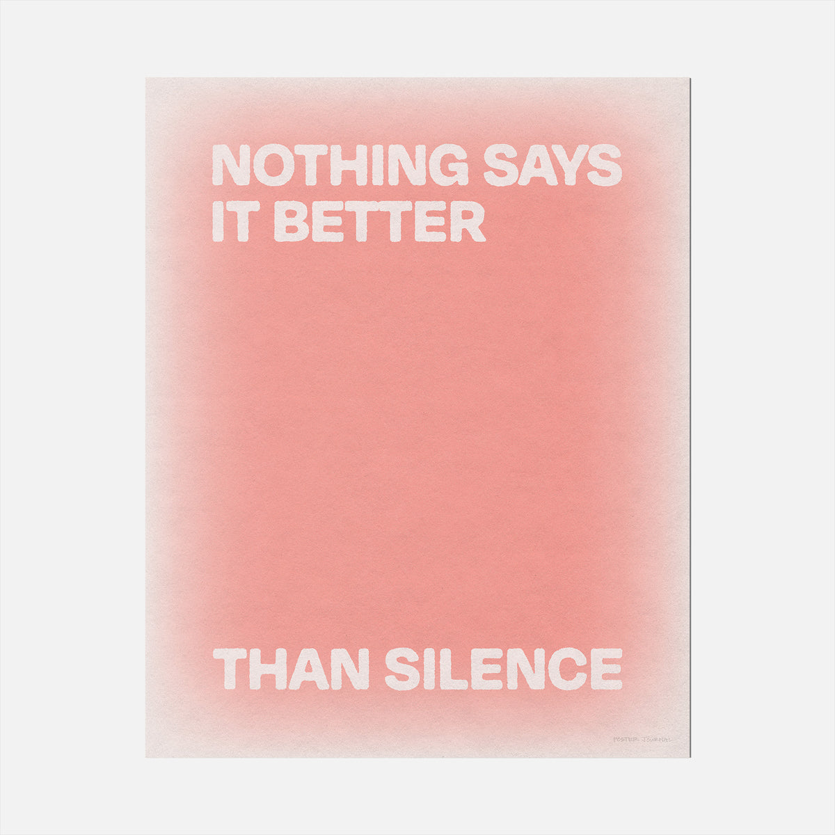 SILENCE PRINT