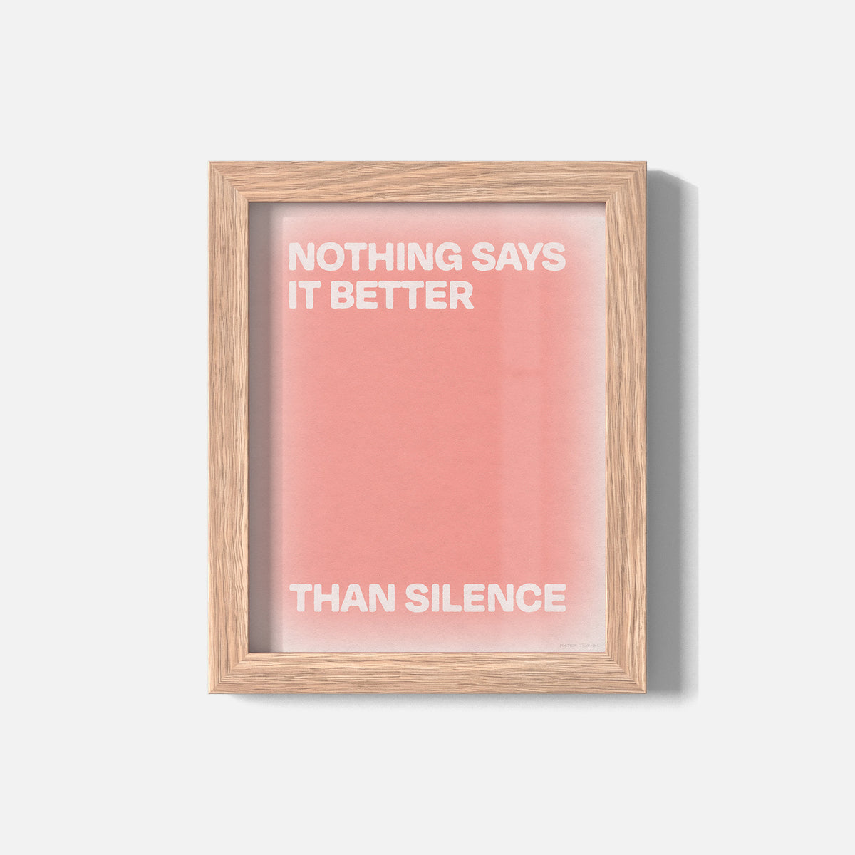 SILENCE PRINT