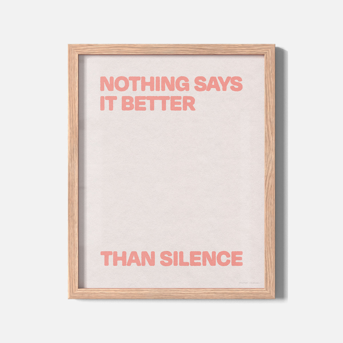 SILENCE PRINT
