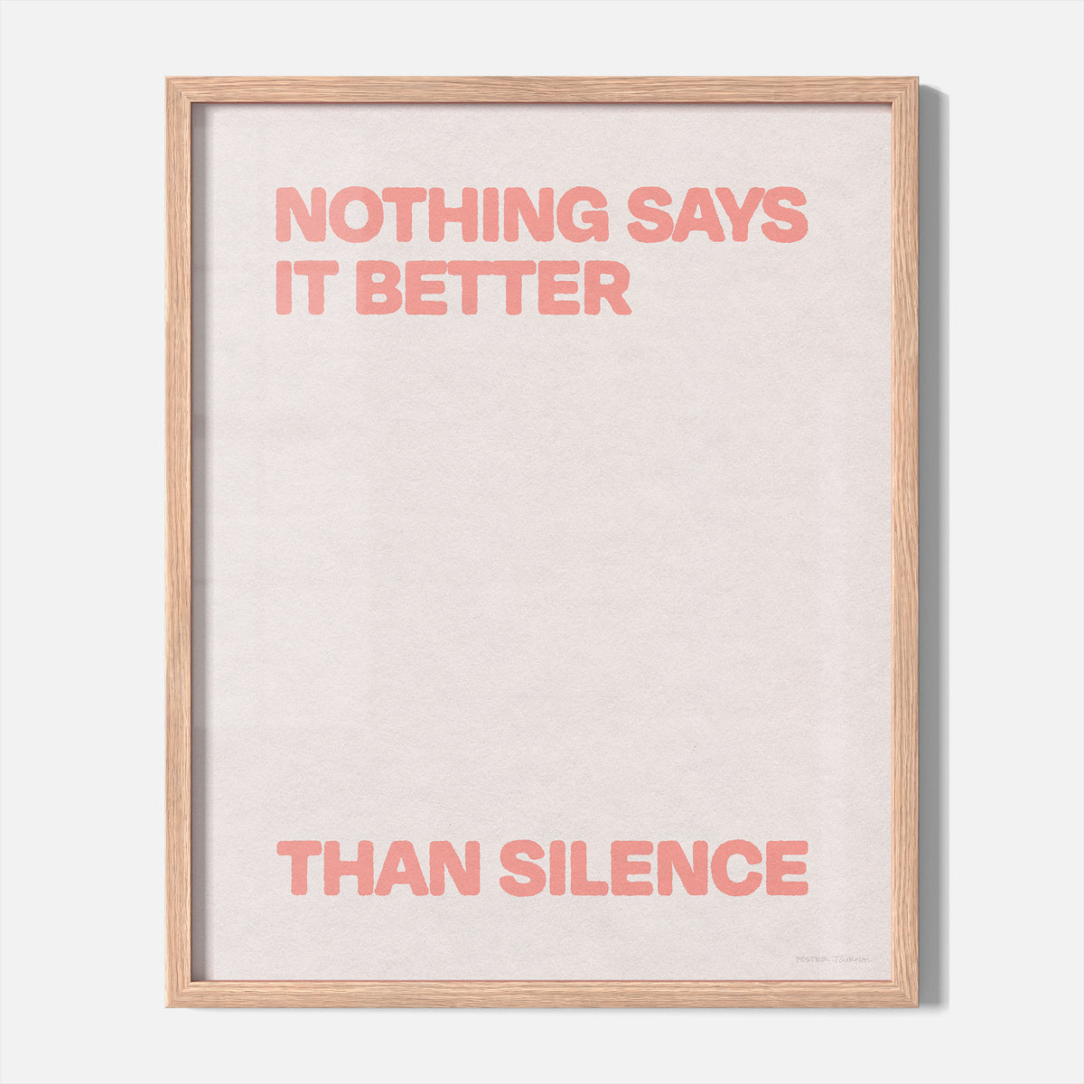 SILENCE PRINT