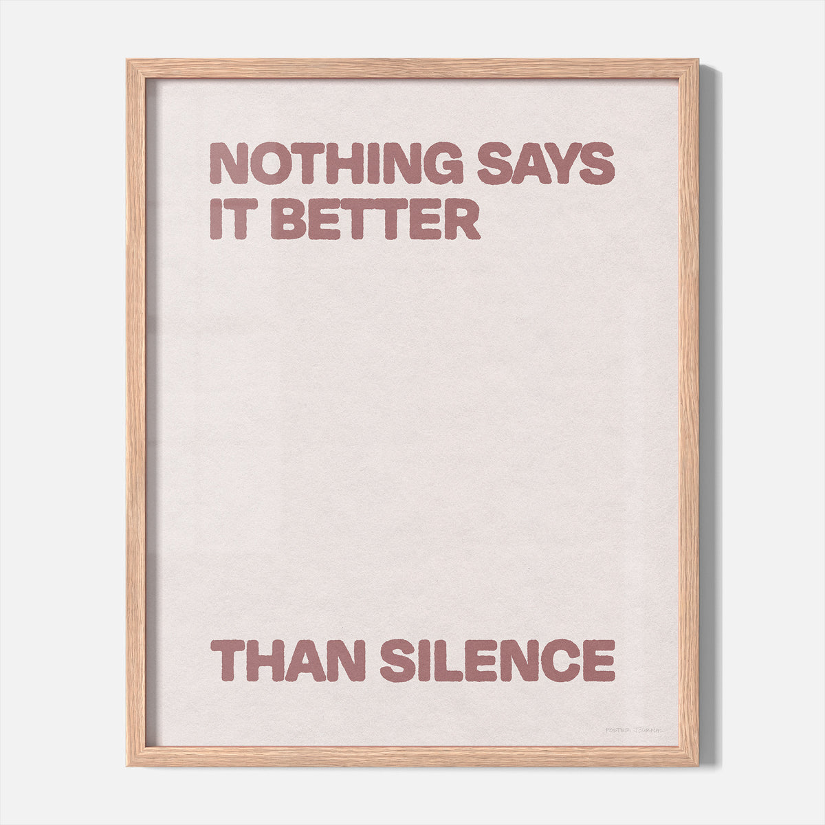 SILENCE PRINT