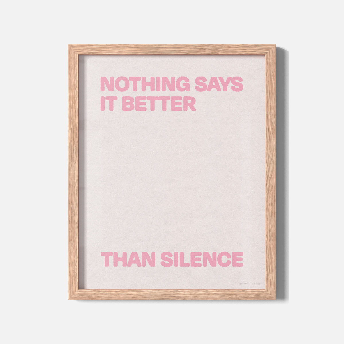 SILENCE PRINT