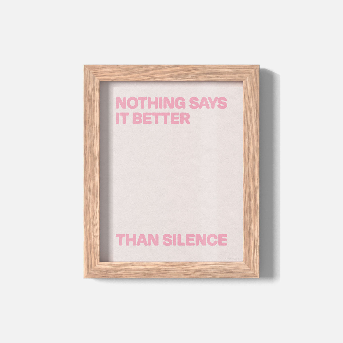 SILENCE PRINT