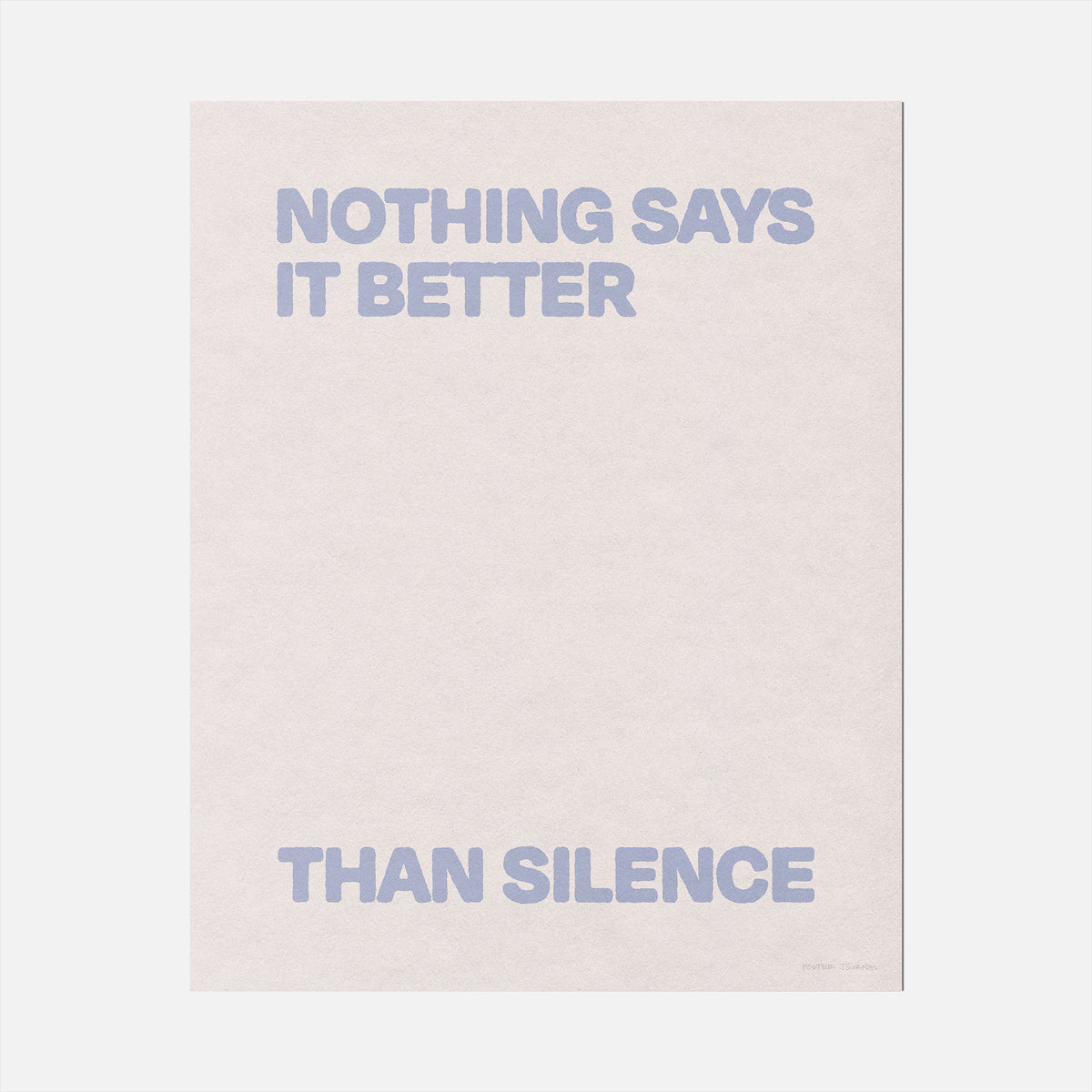 SILENCE PRINT
