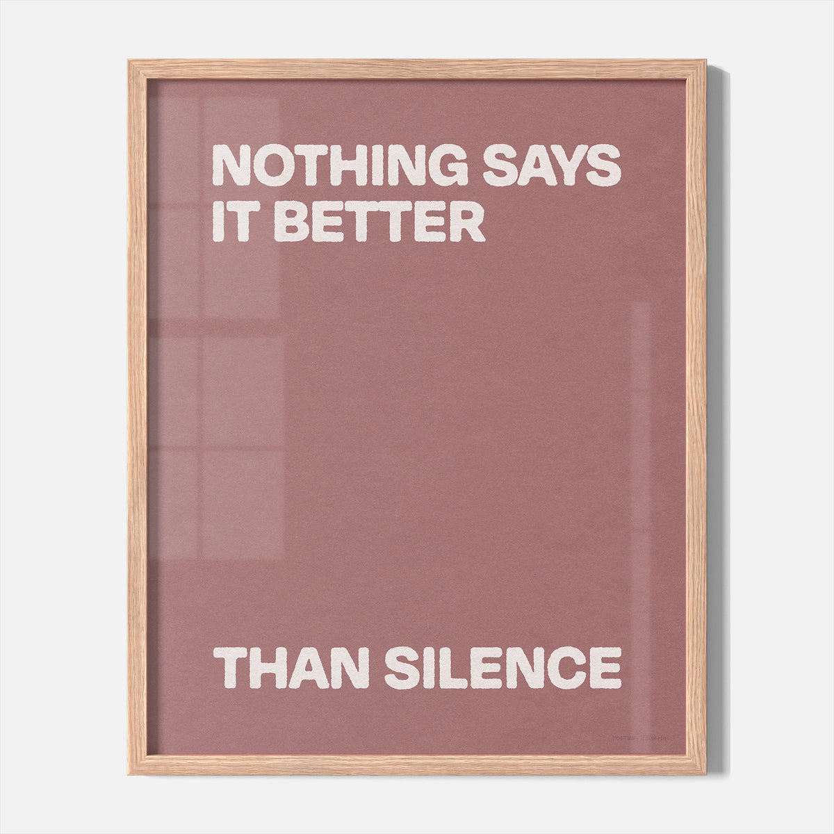 SILENCE PRINT