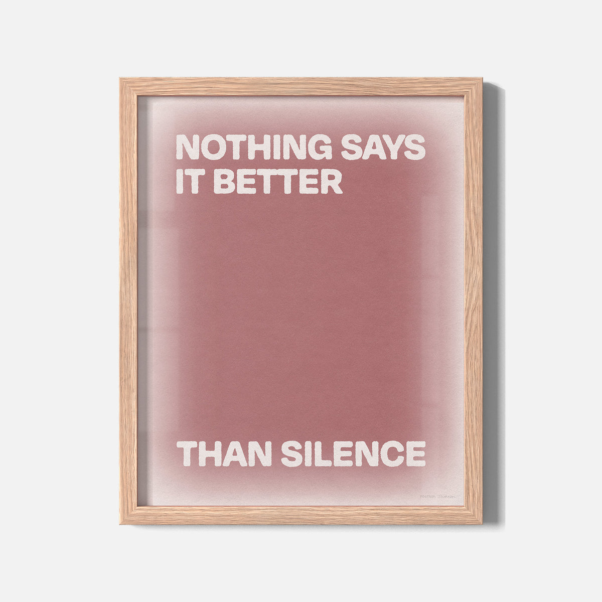 SILENCE PRINT