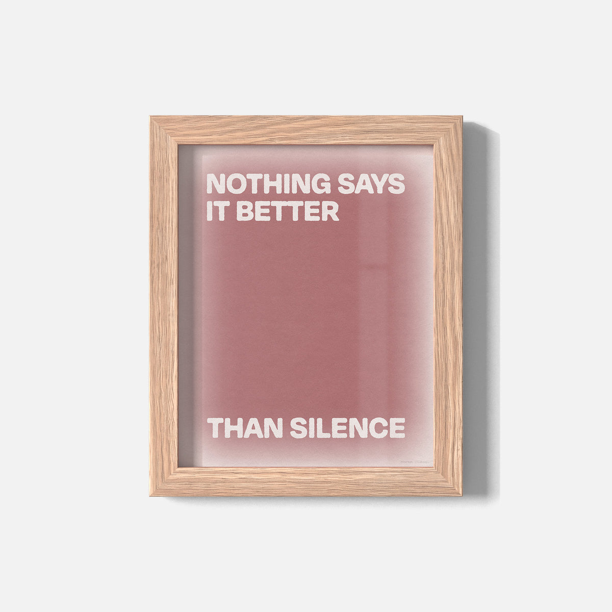 SILENCE PRINT