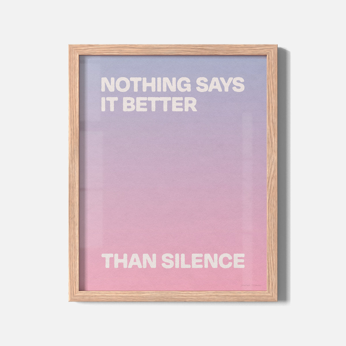 SILENCE PRINT