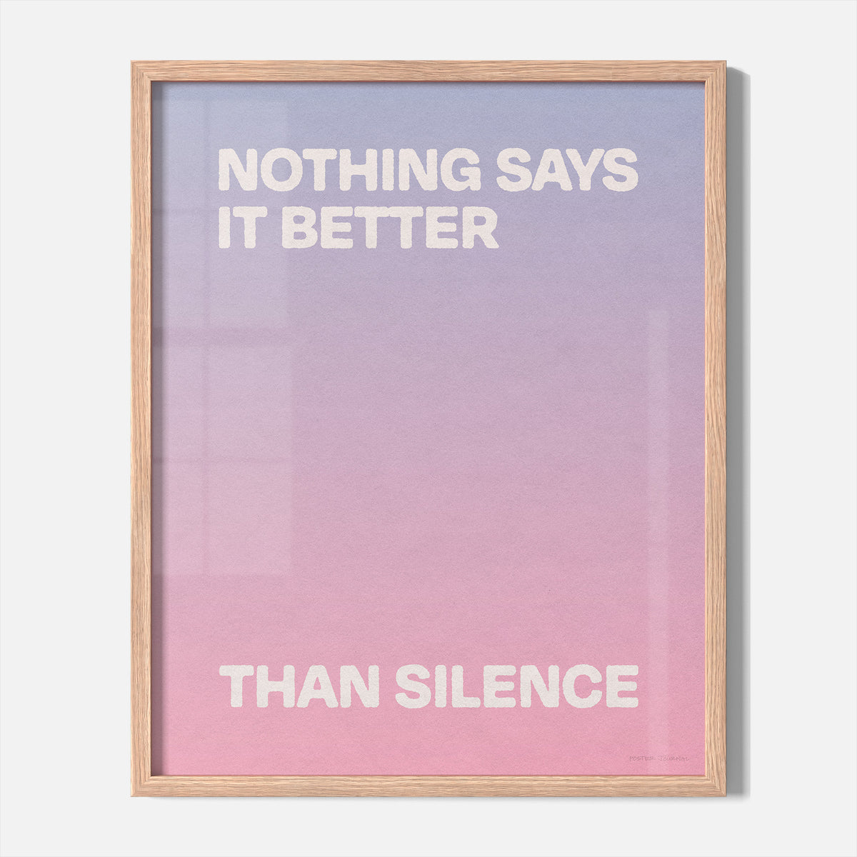 SILENCE PRINT
