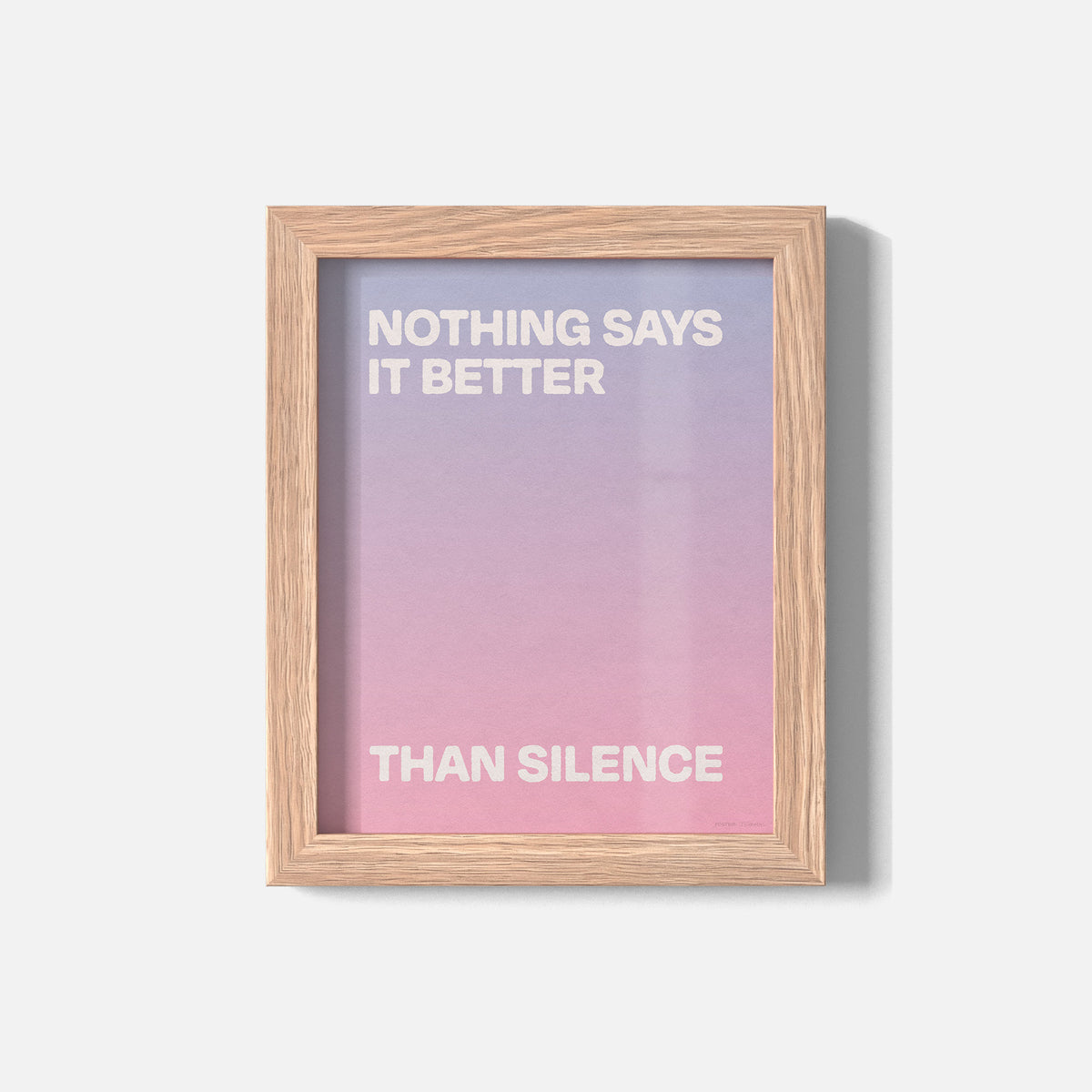 SILENCE PRINT