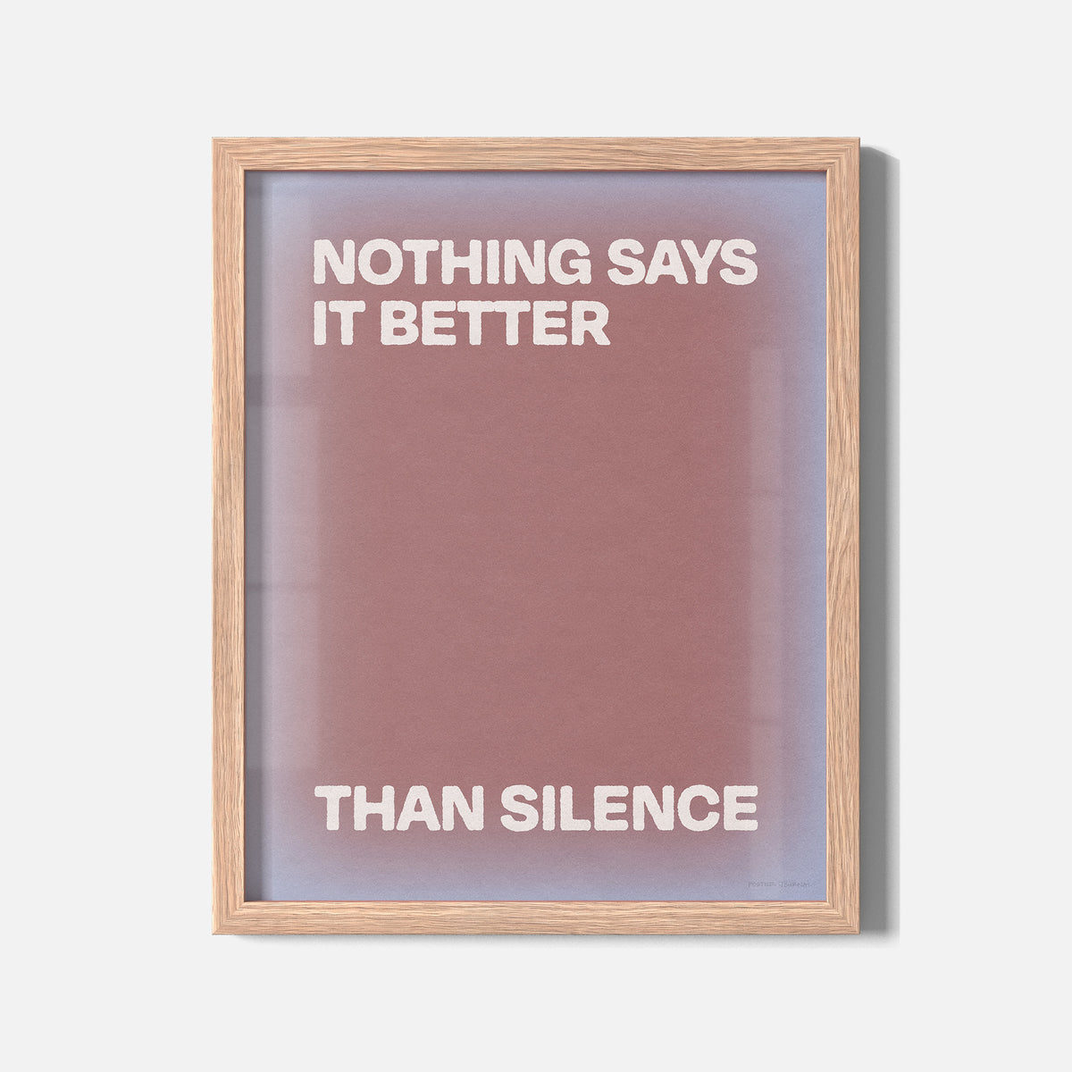 SILENCE PRINT