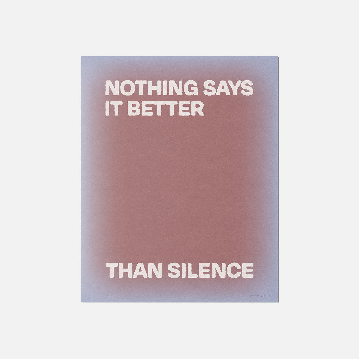 SILENCE PRINT