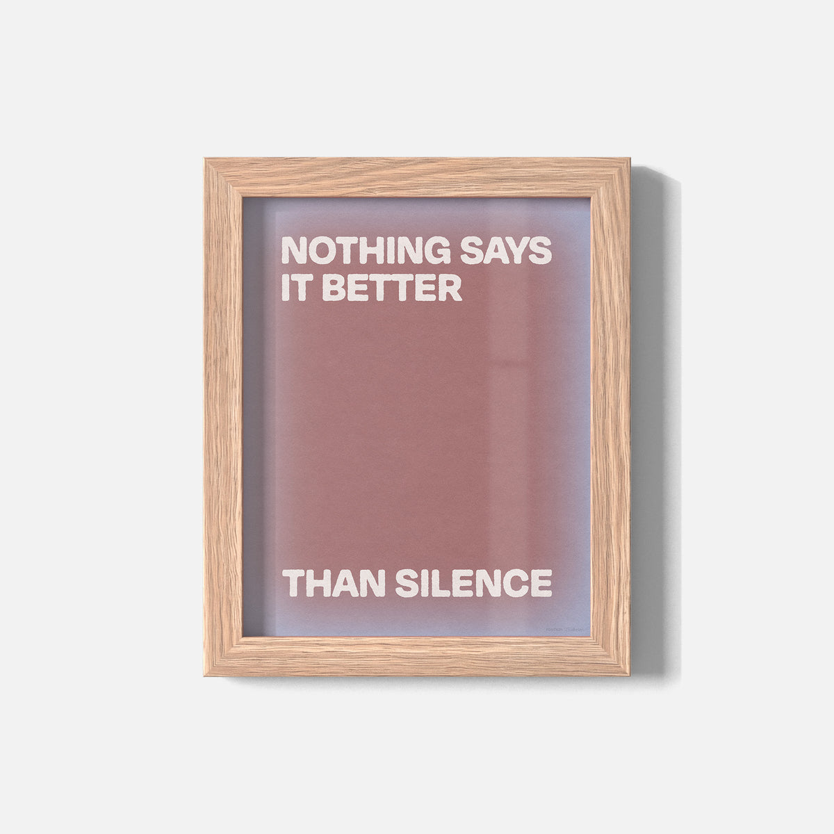 SILENCE PRINT