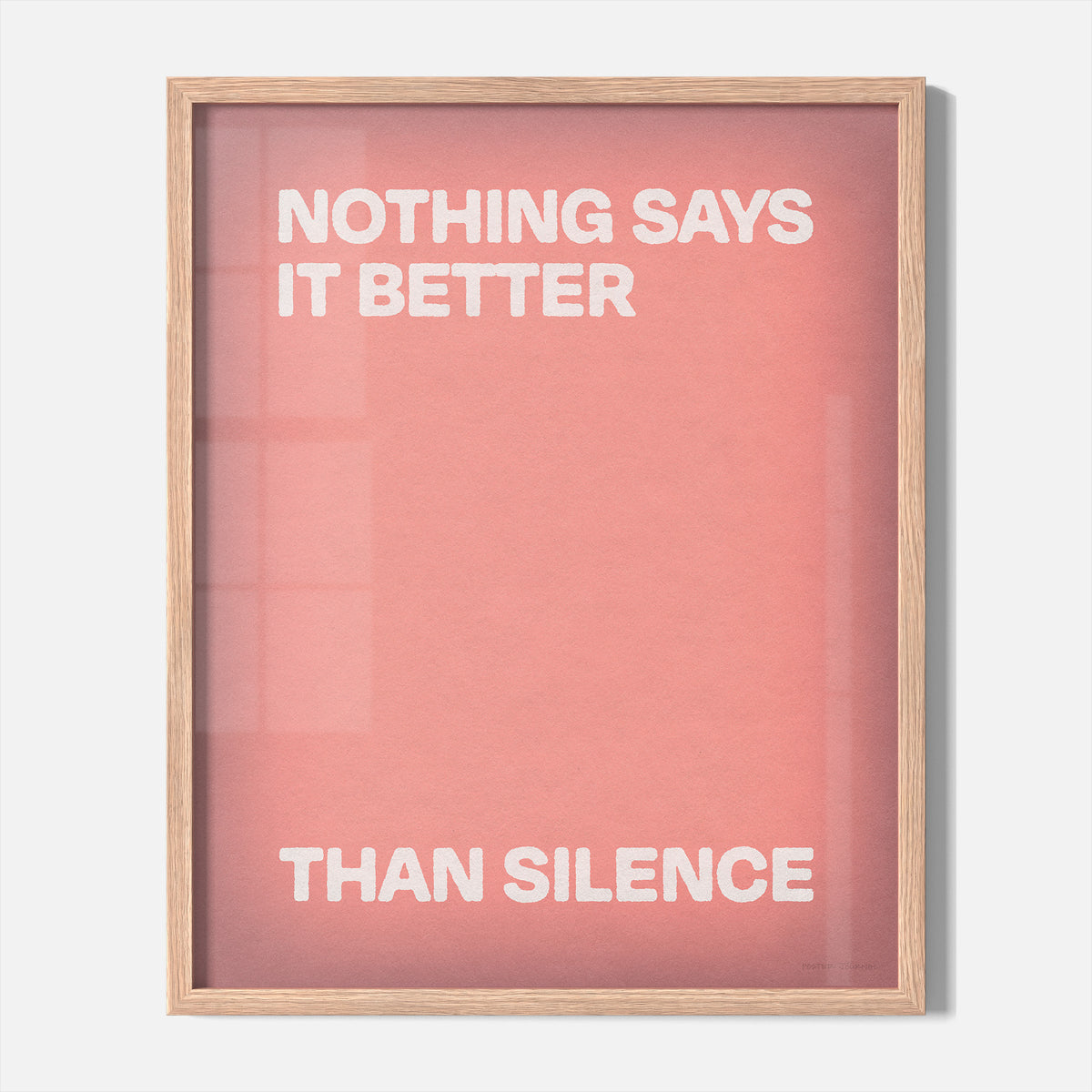 SILENCE PRINT