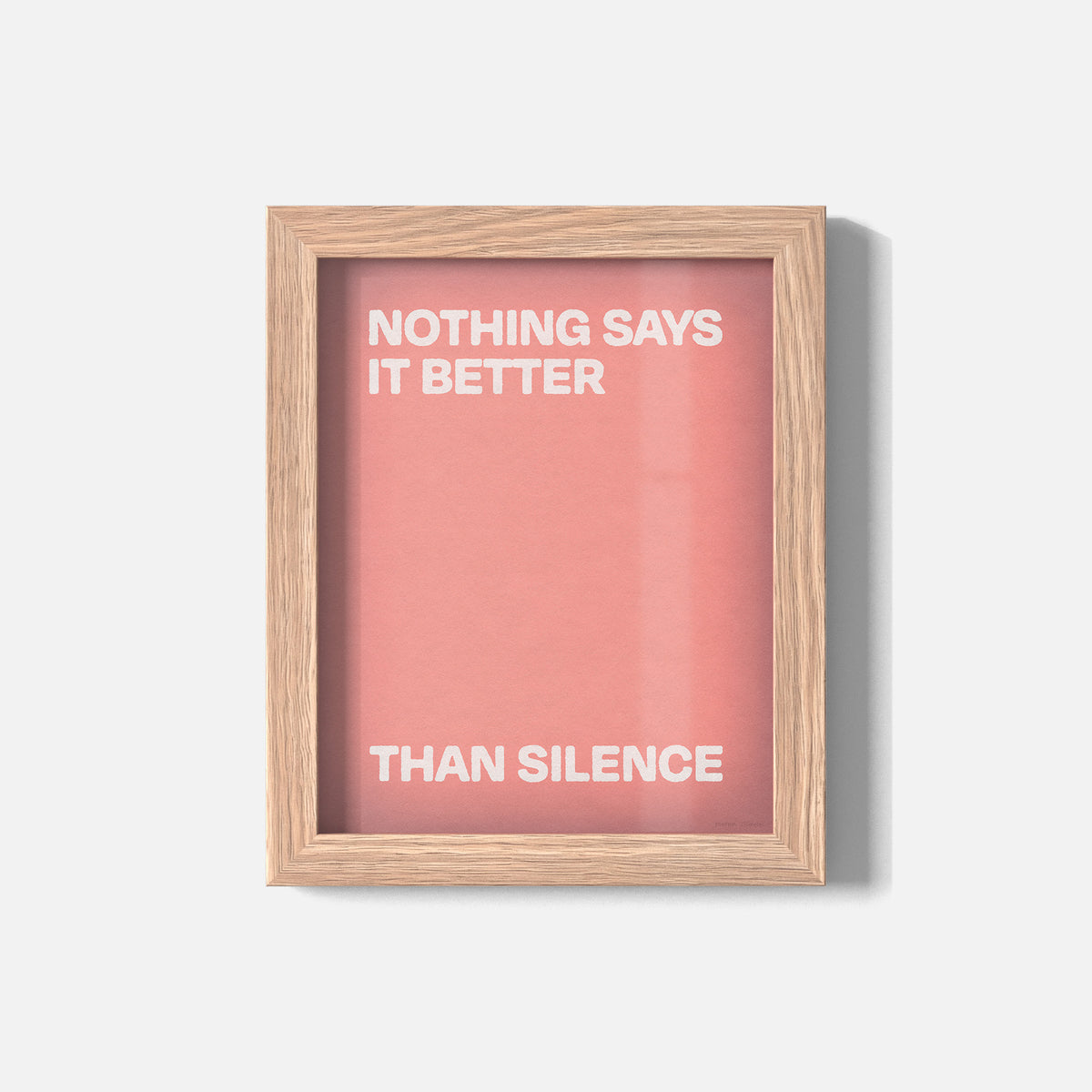 SILENCE PRINT