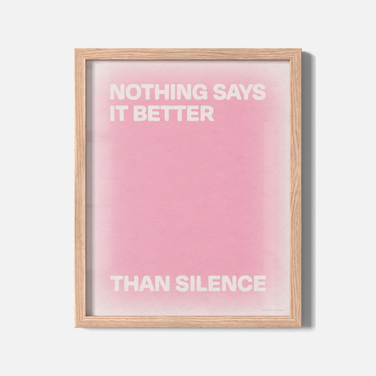 SILENCE PRINT
