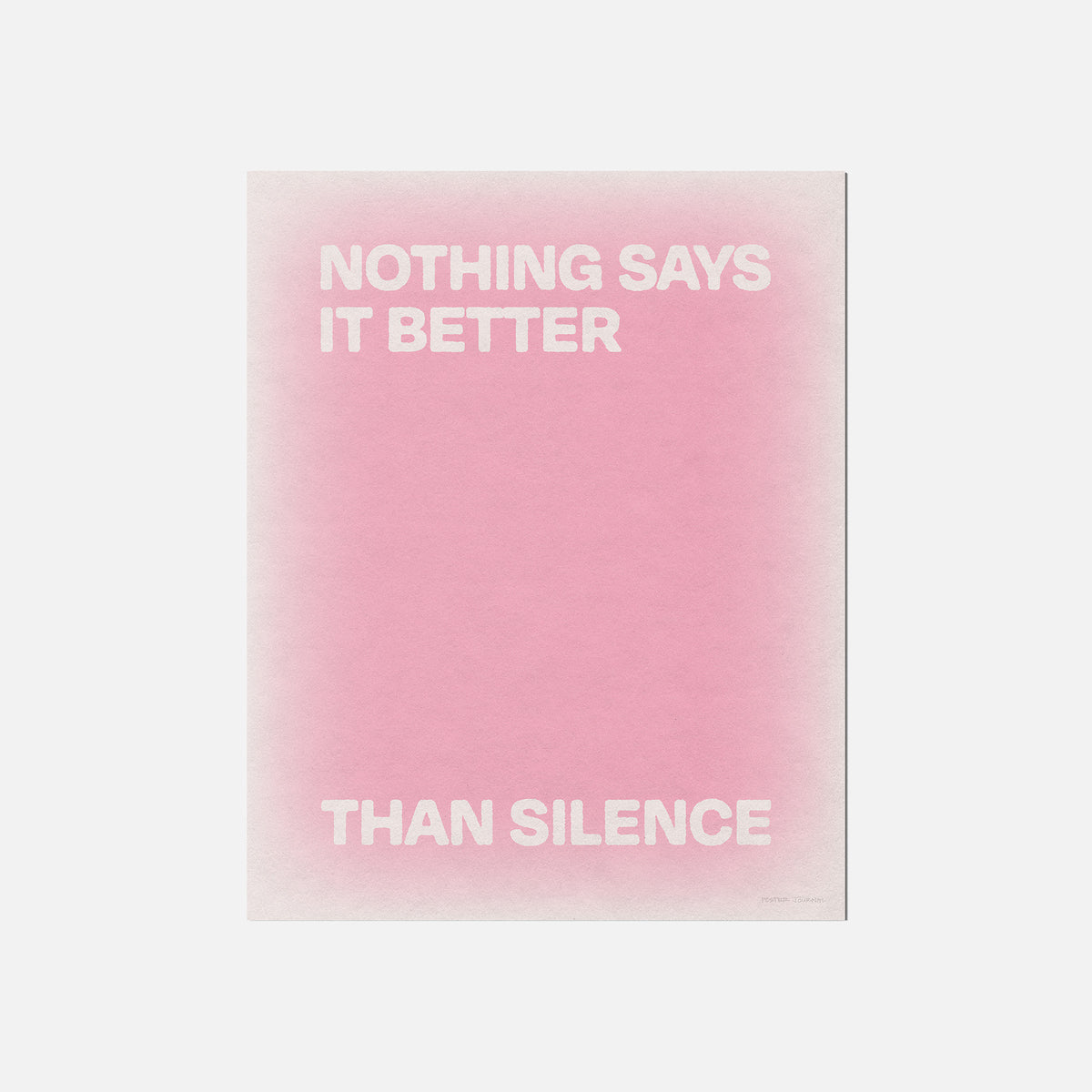 SILENCE PRINT