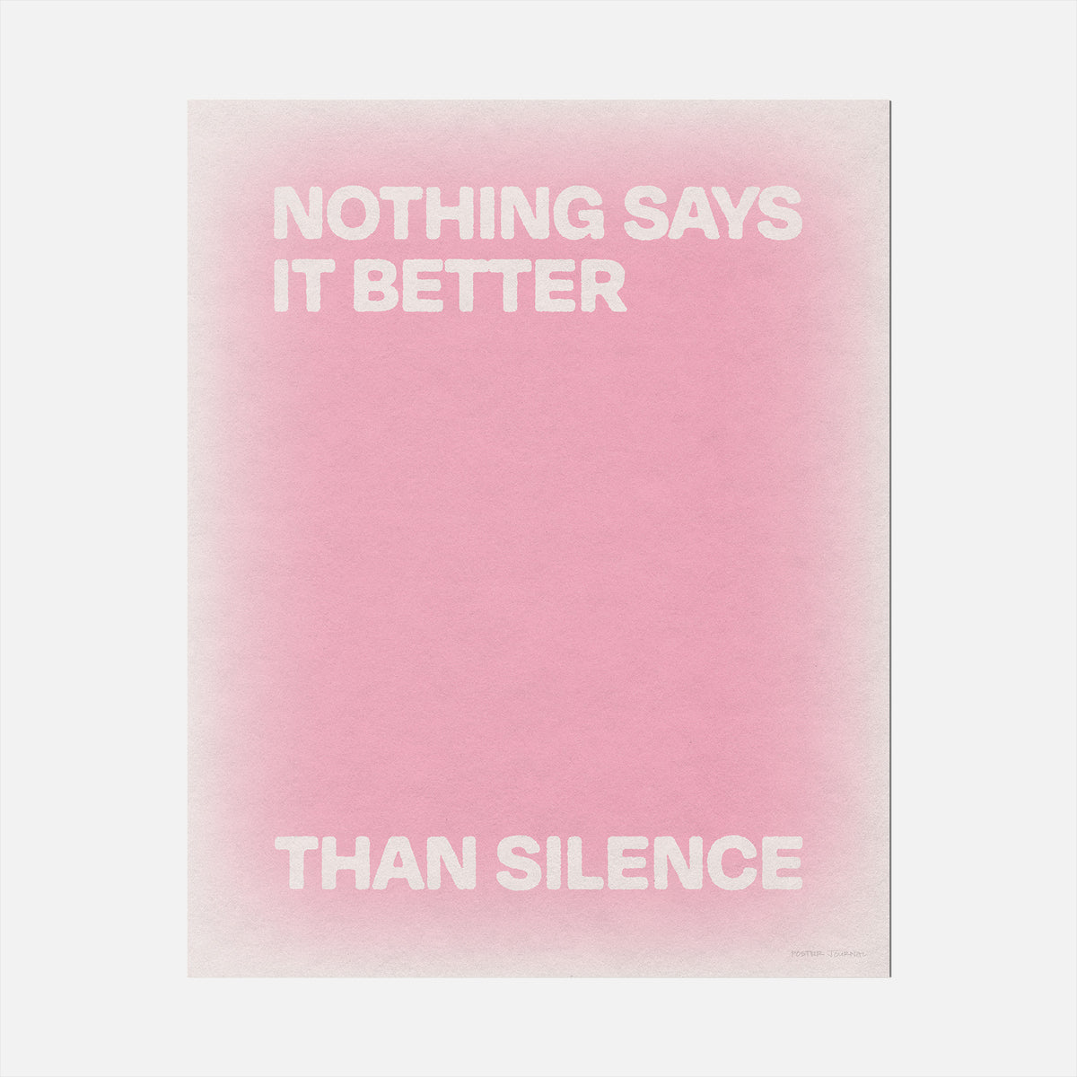 SILENCE PRINT