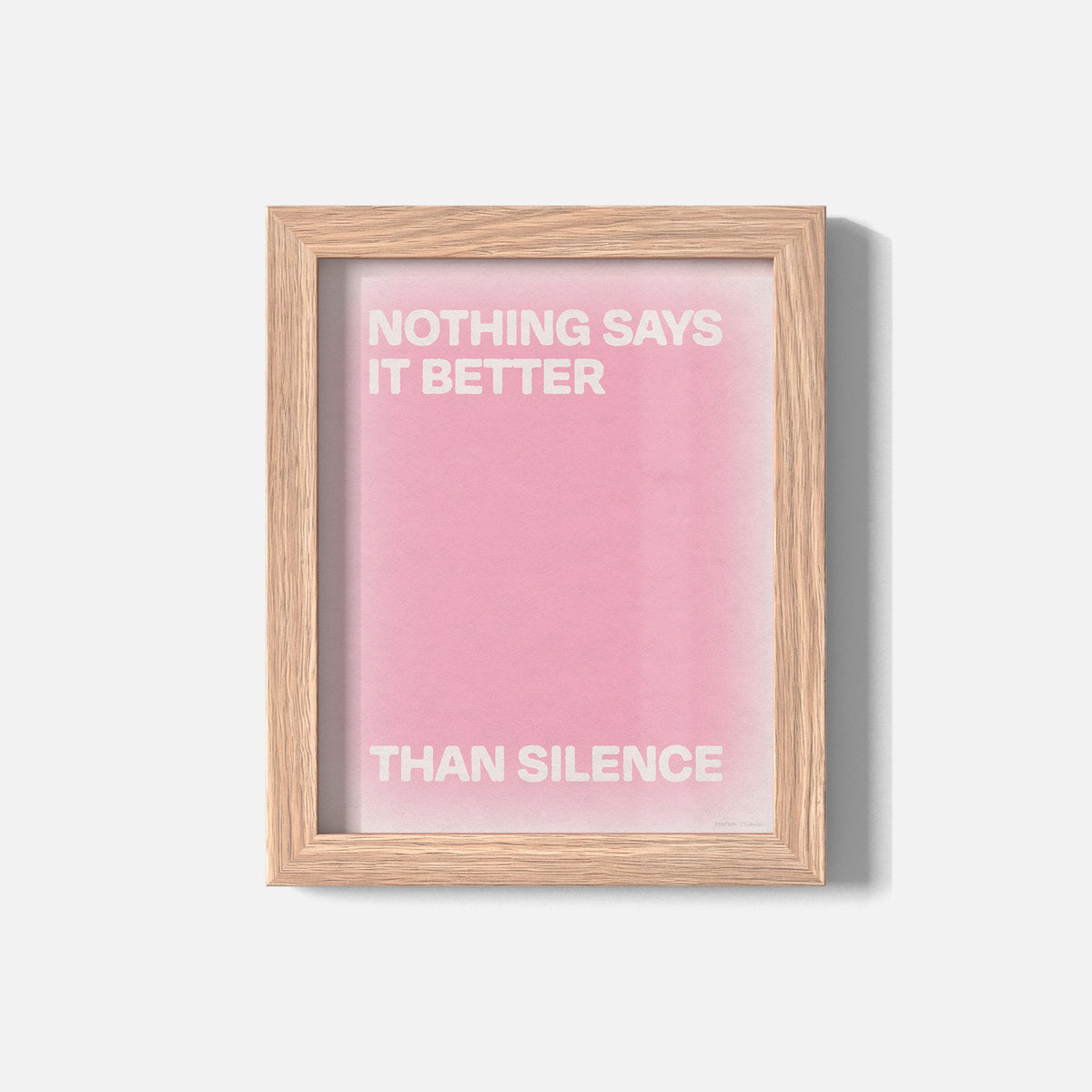 SILENCE PRINT