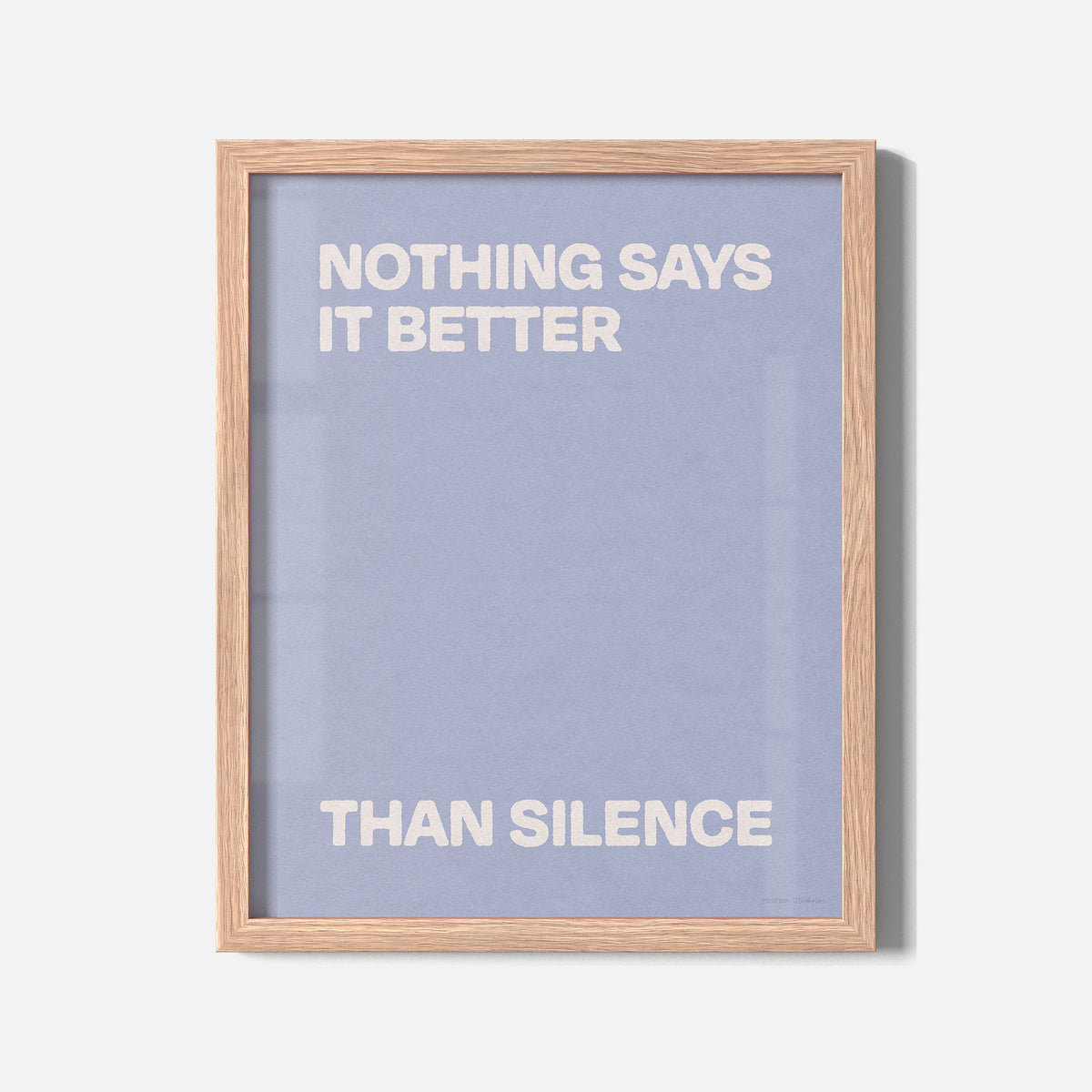 SILENCE PRINT