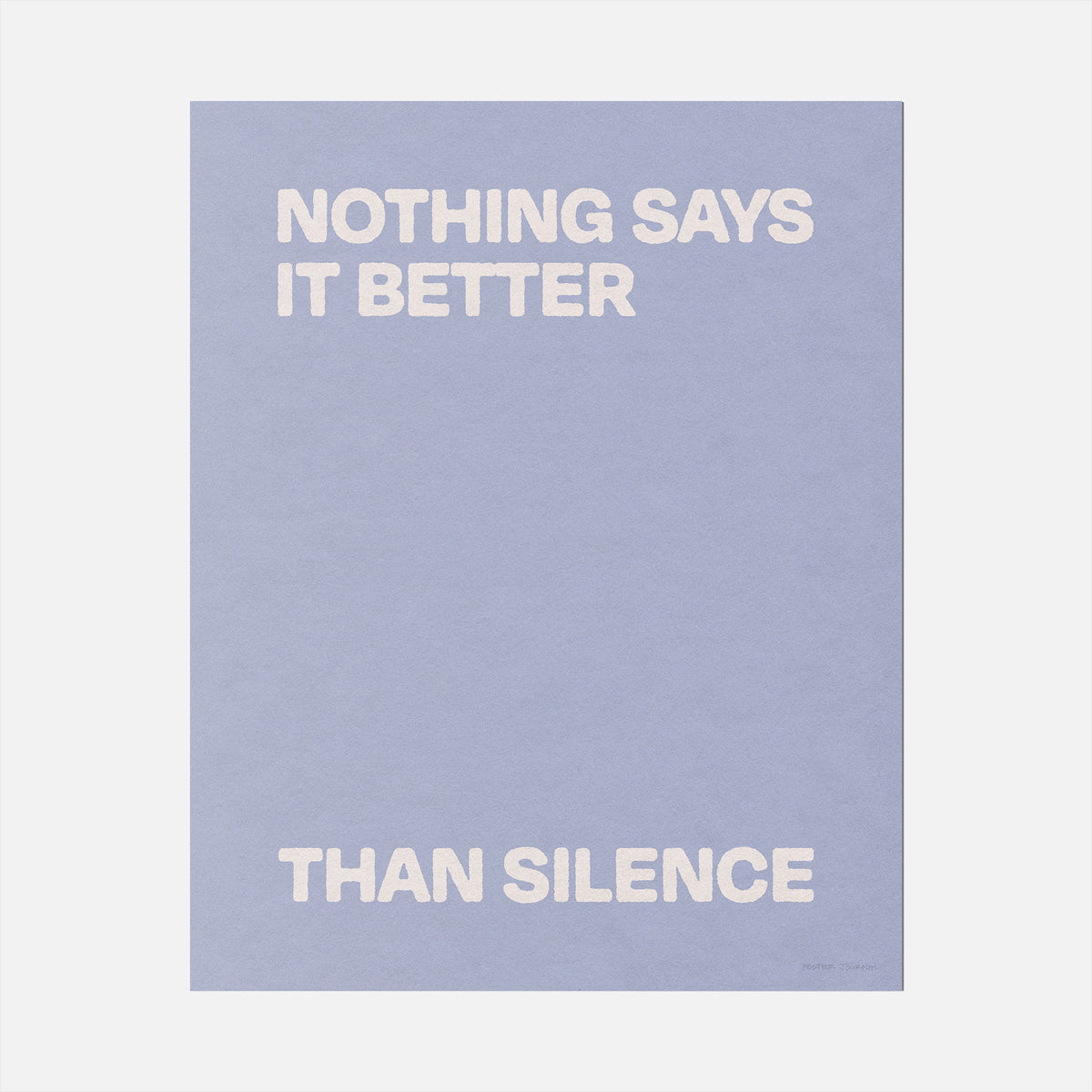 SILENCE PRINT