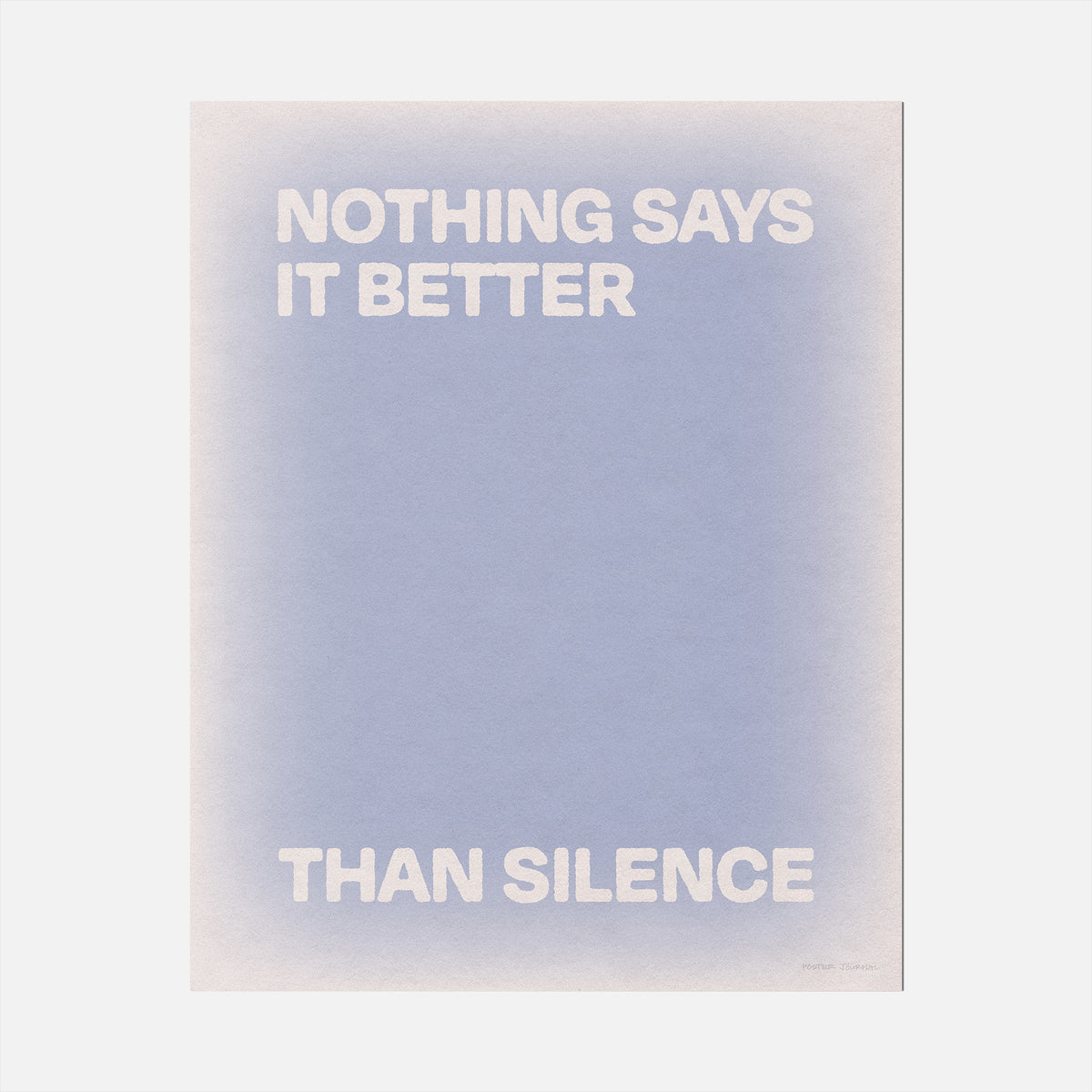 SILENCE PRINT