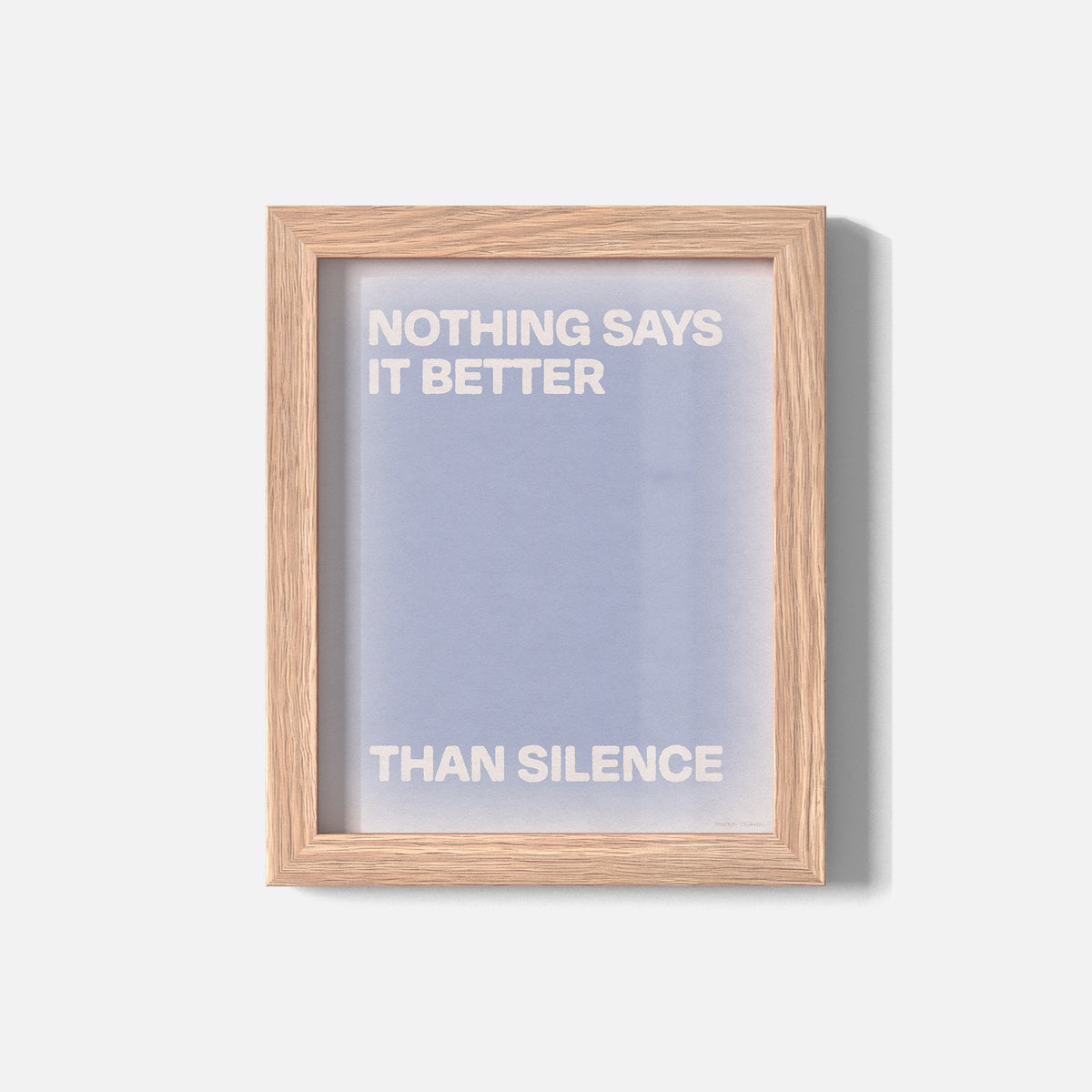 SILENCE PRINT