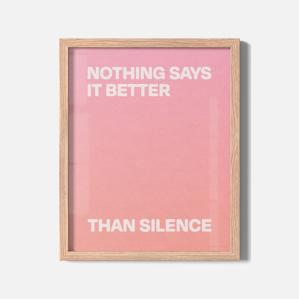 SILENCE PRINT