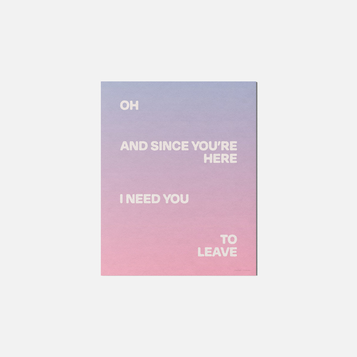 SINCE PRINT