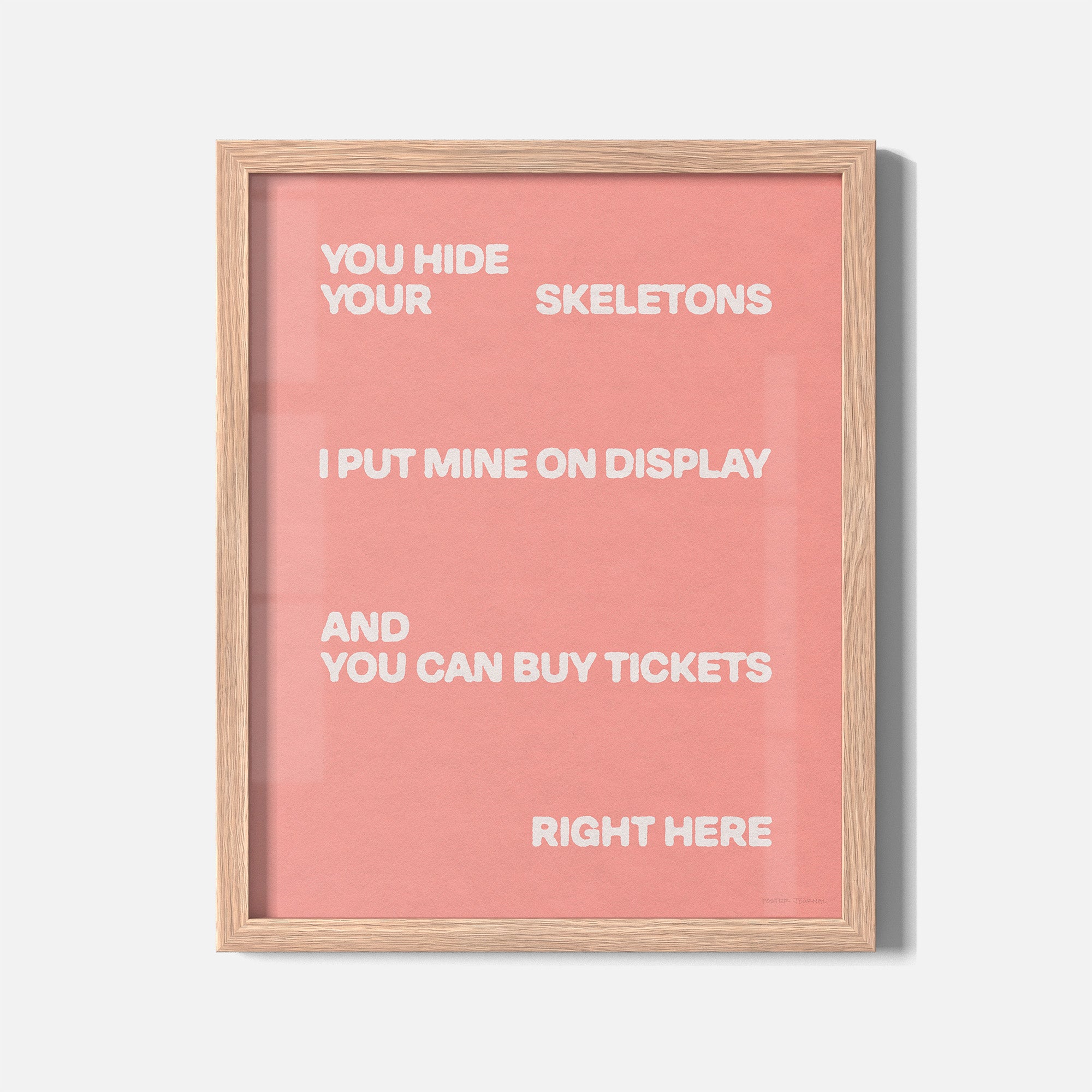 SKELETONS PRINT