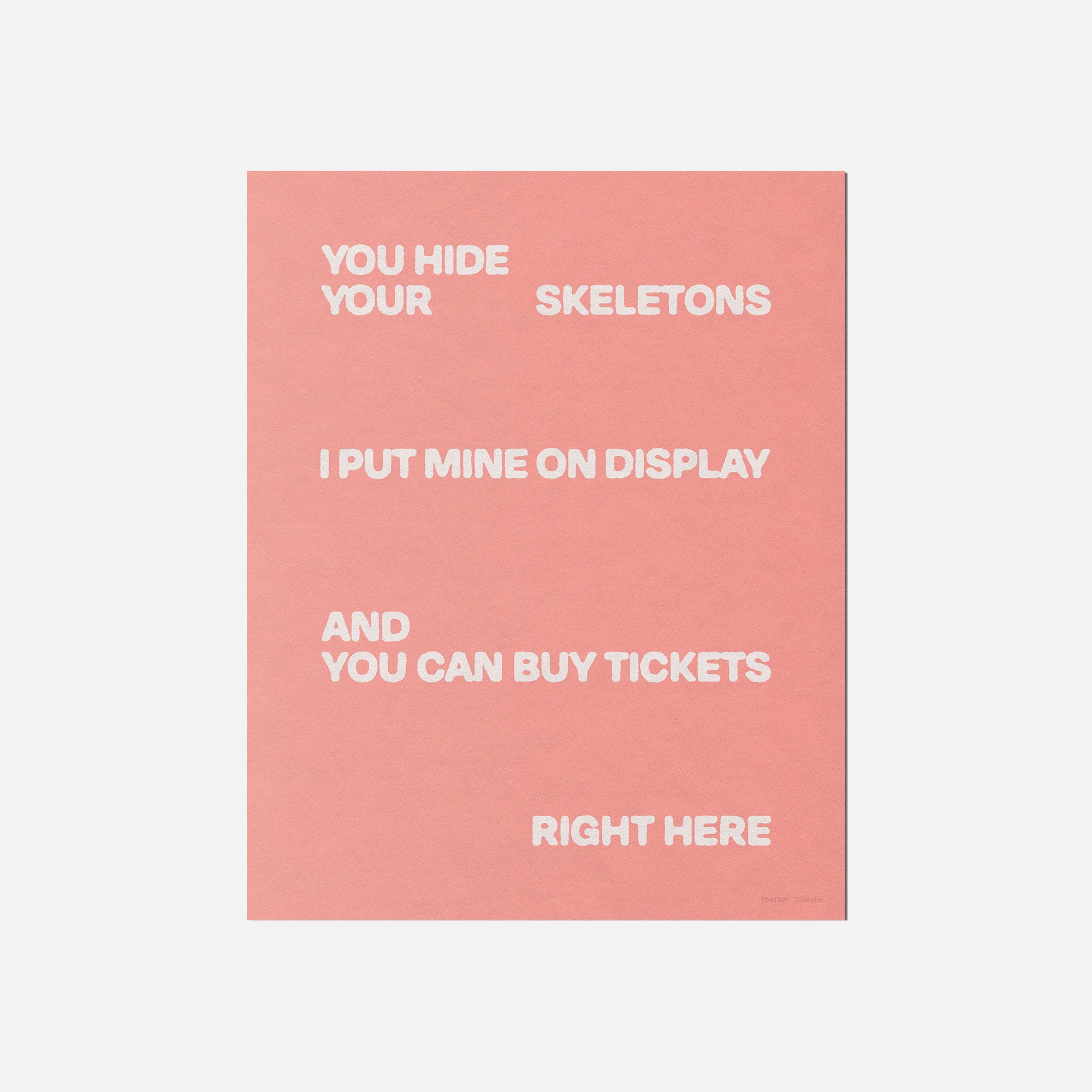 SKELETONS PRINT