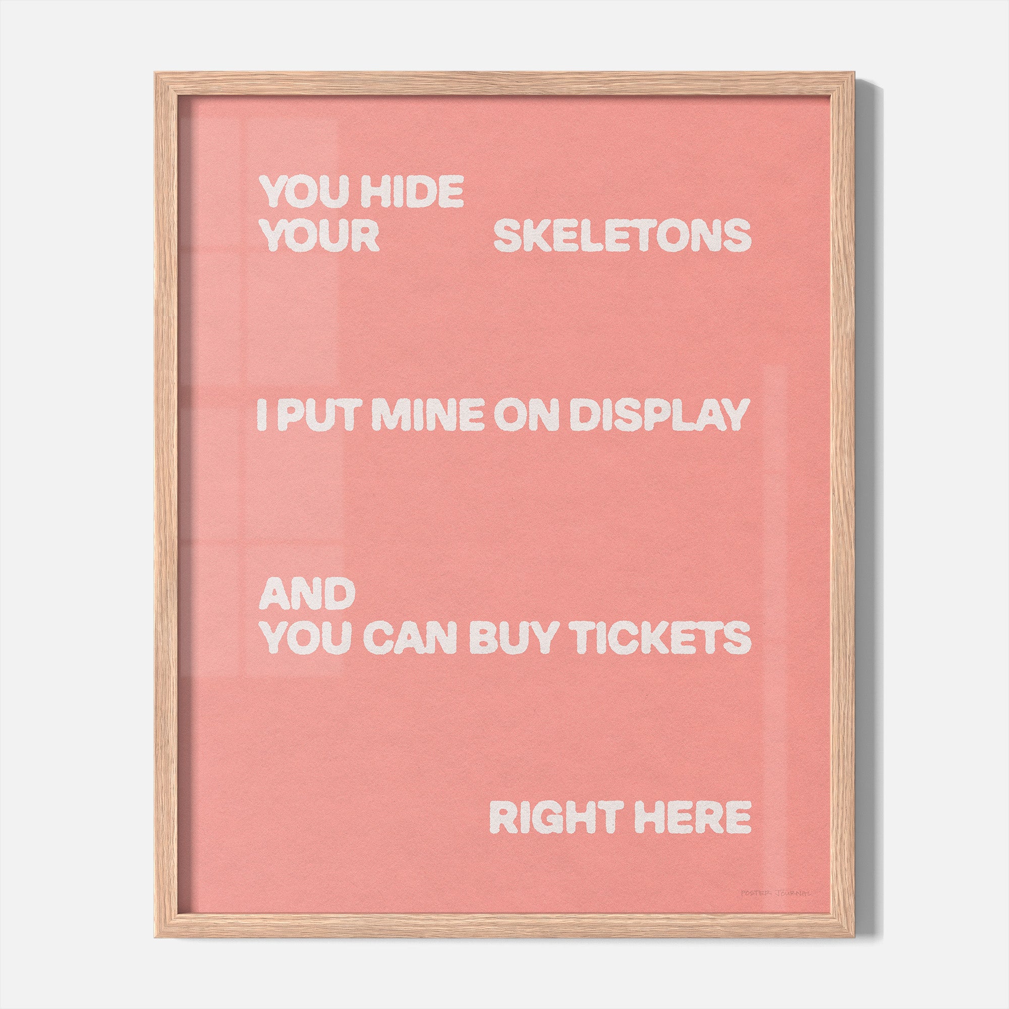 SKELETONS PRINT
