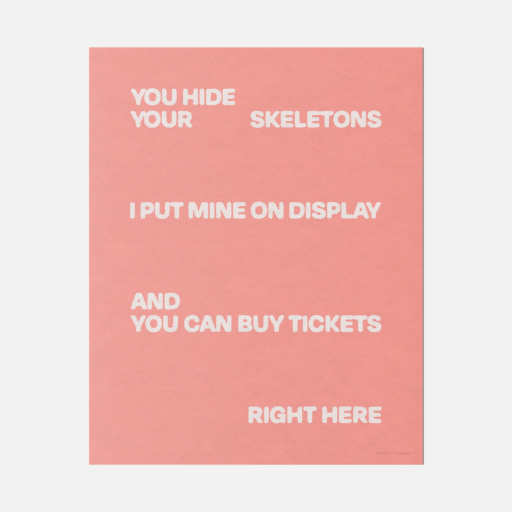 SKELETONS PRINT