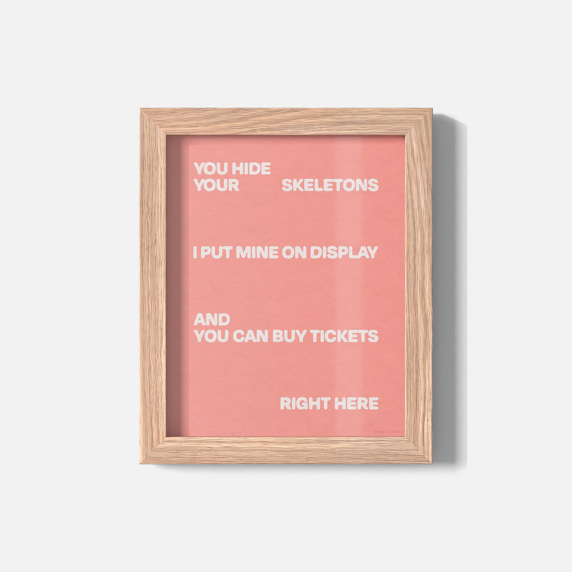 SKELETONS PRINT