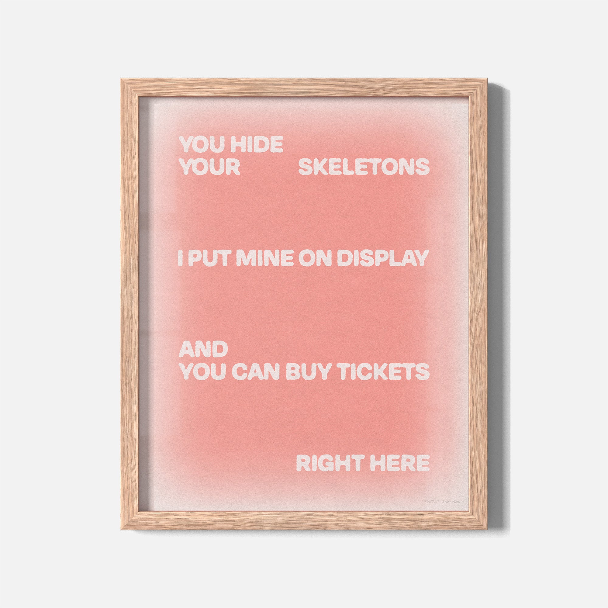 SKELETONS PRINT