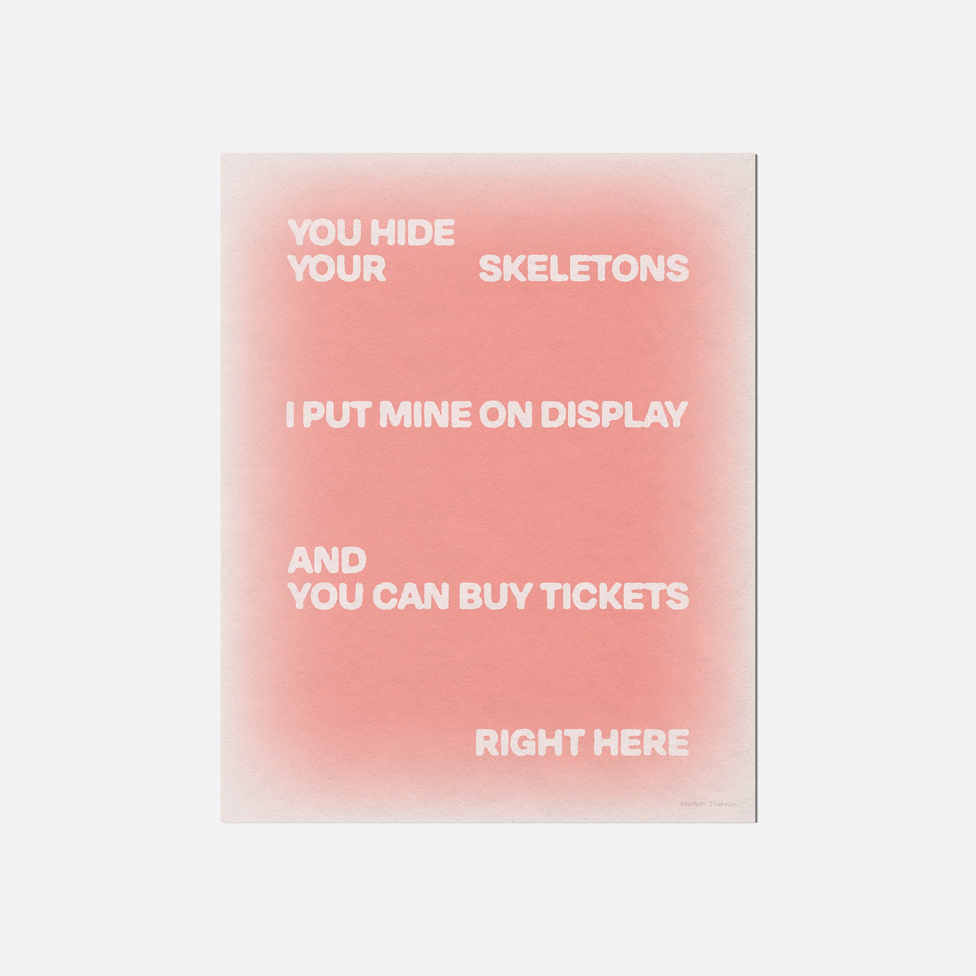 SKELETONS PRINT
