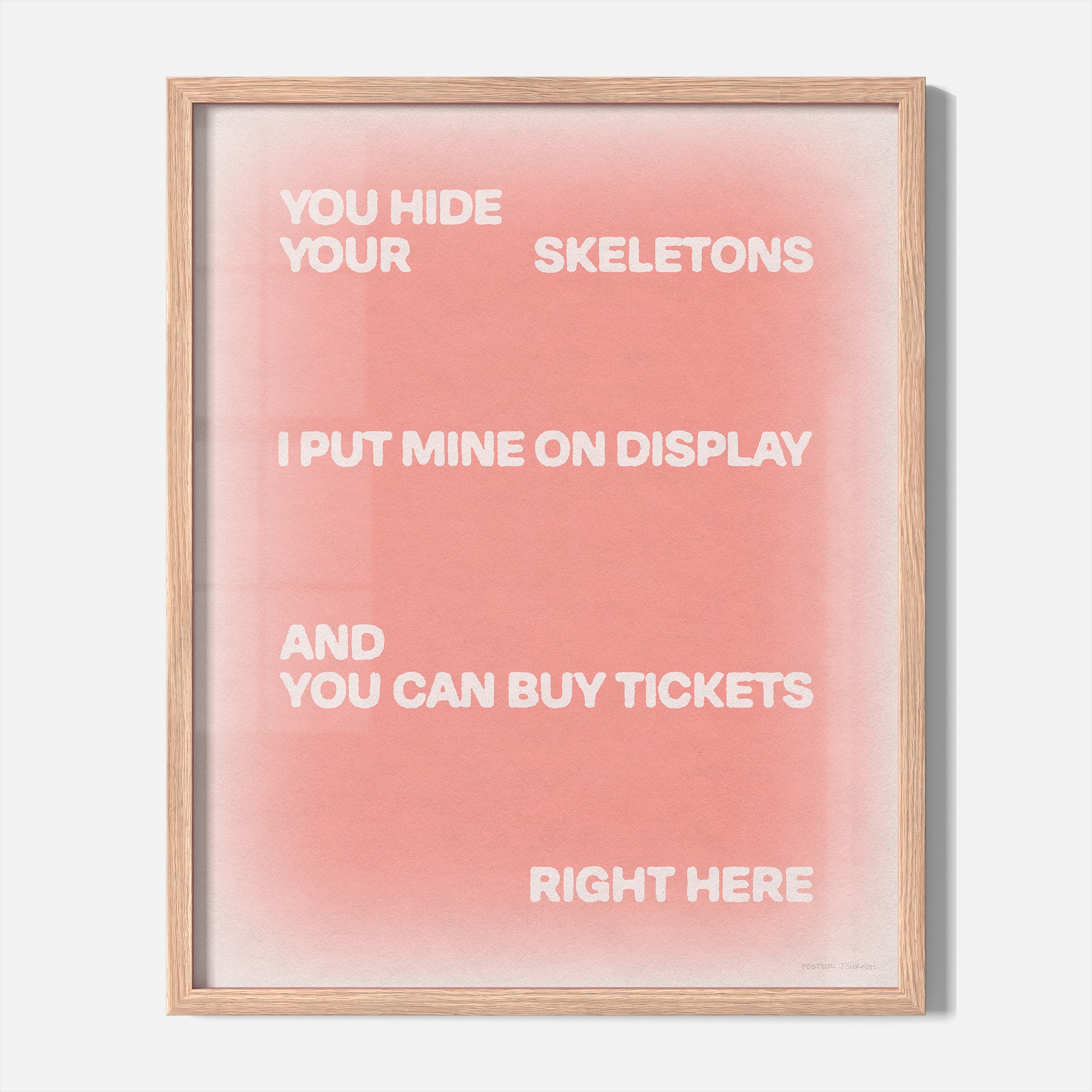 SKELETONS PRINT
