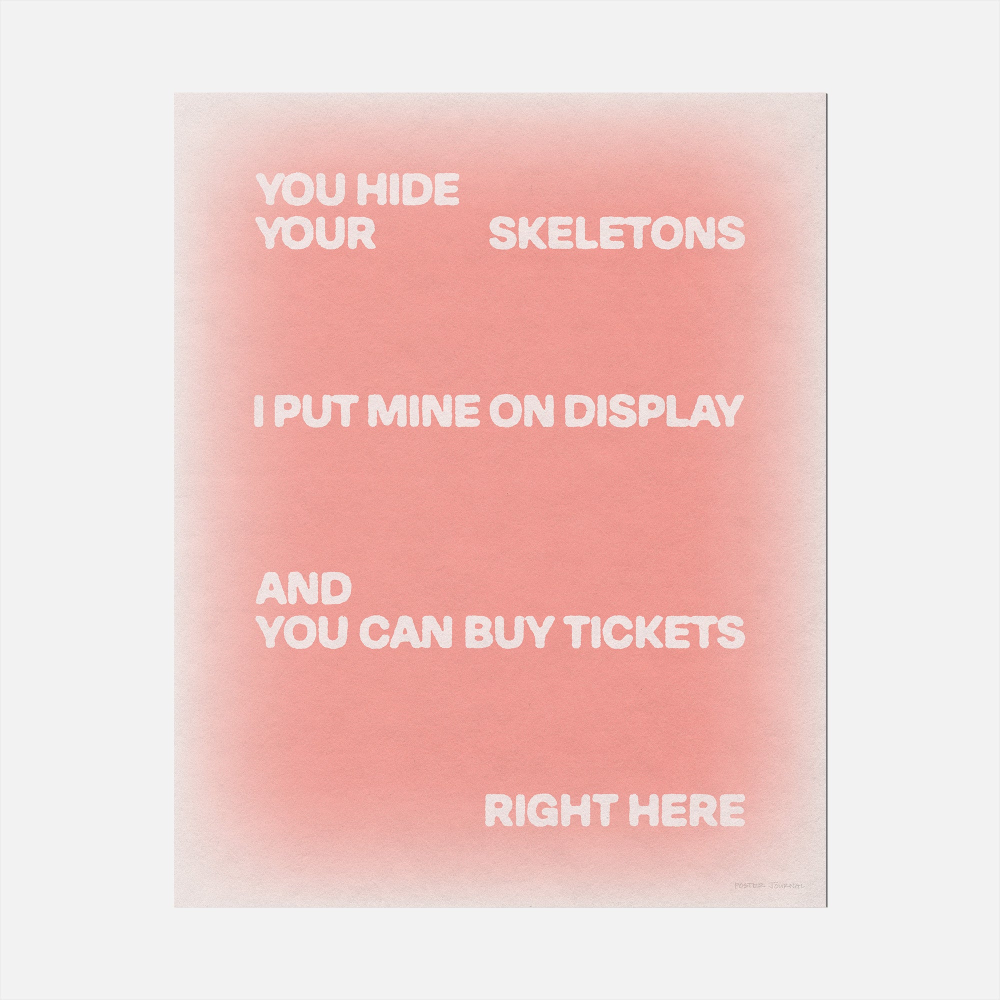 SKELETONS PRINT