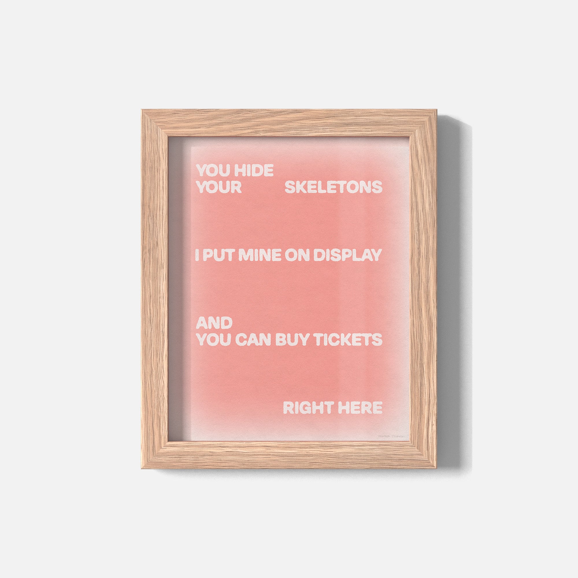 SKELETONS PRINT