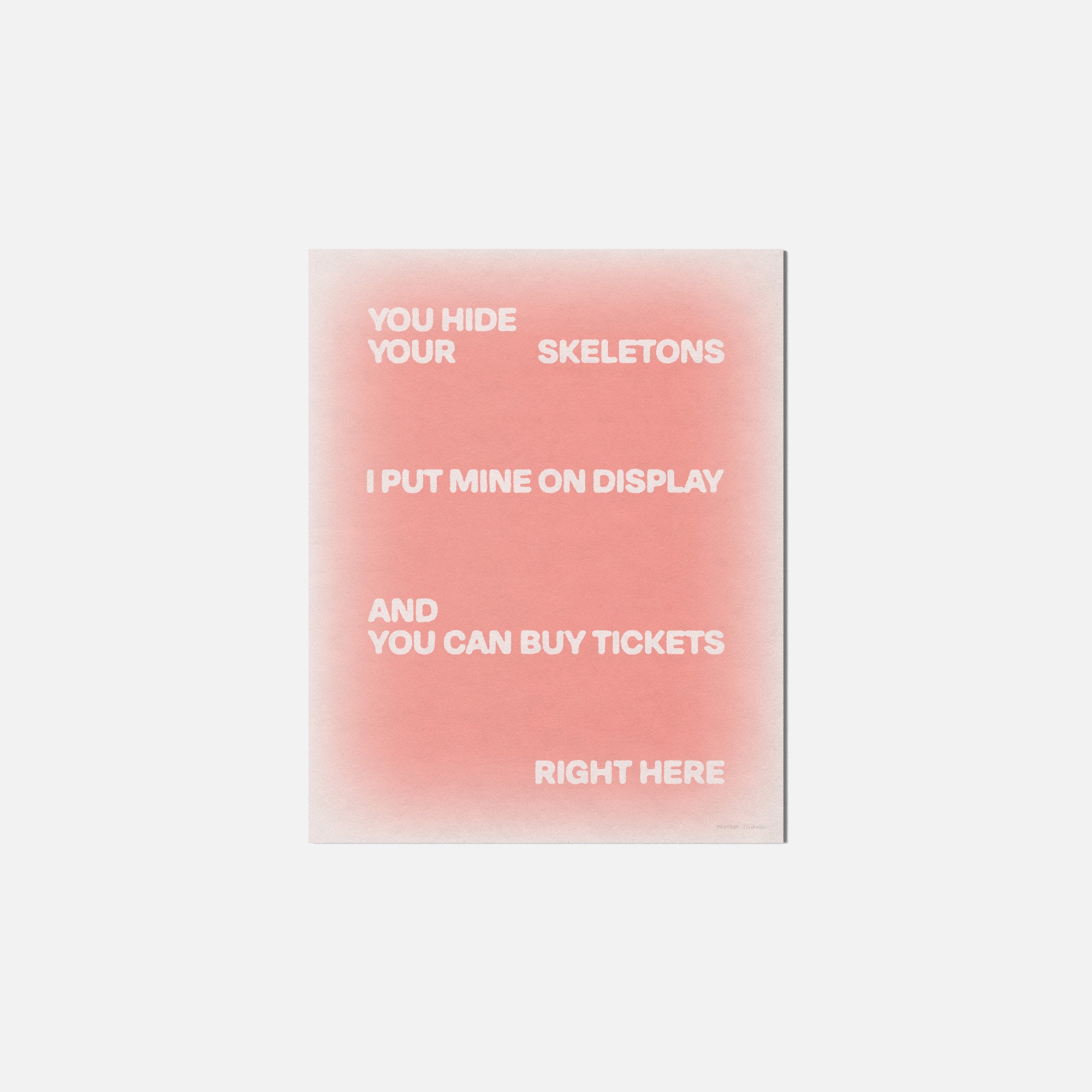 SKELETONS PRINT