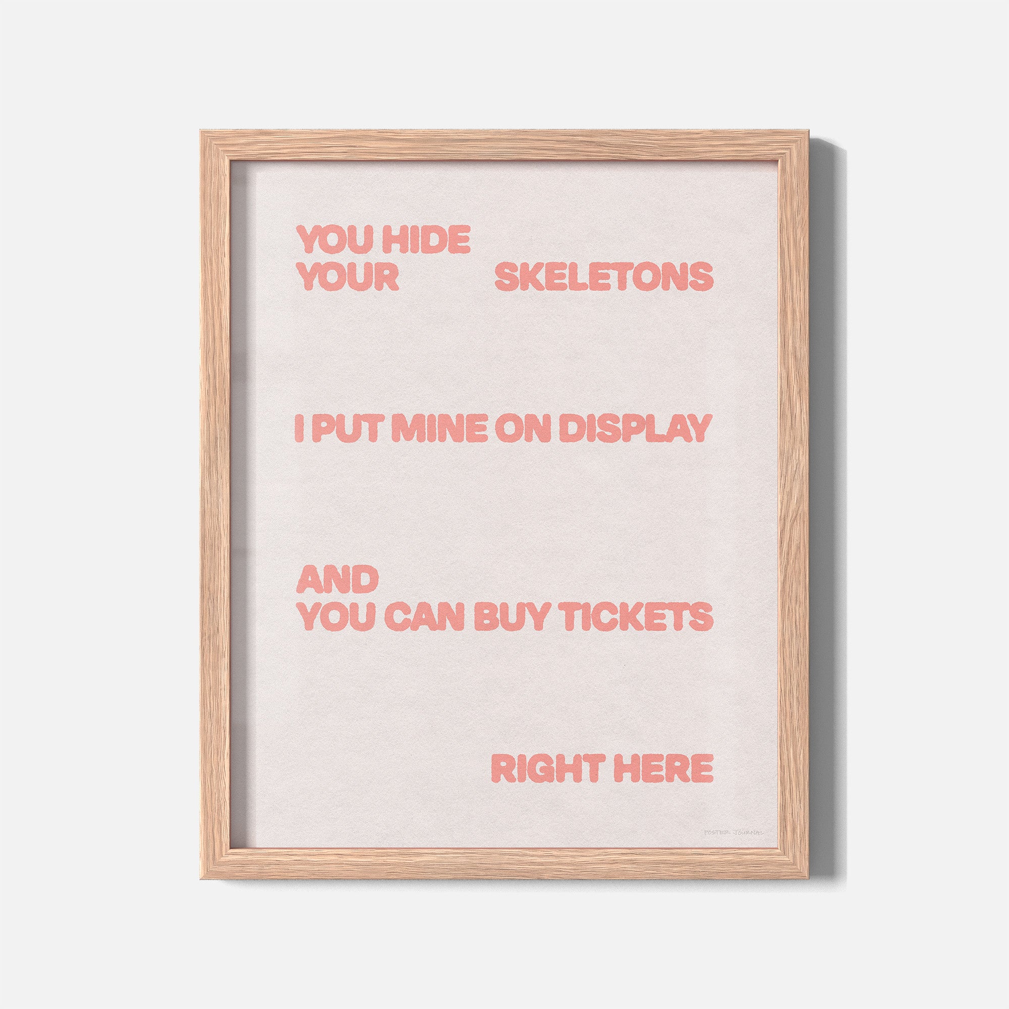 SKELETONS PRINT
