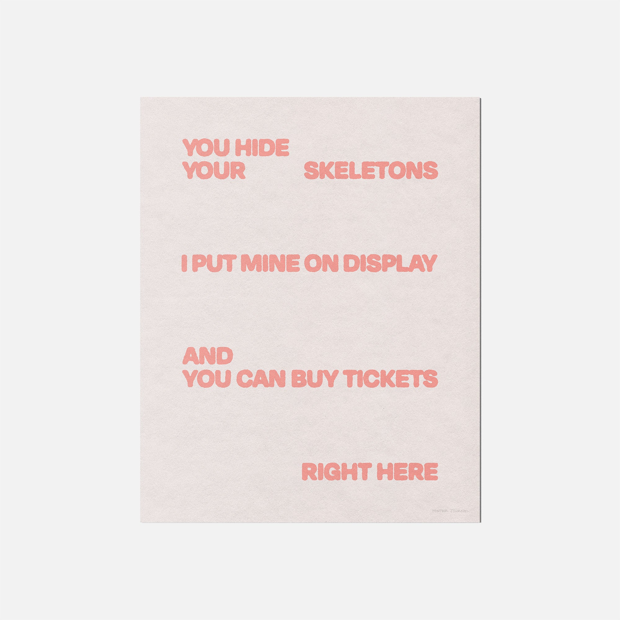 SKELETONS PRINT