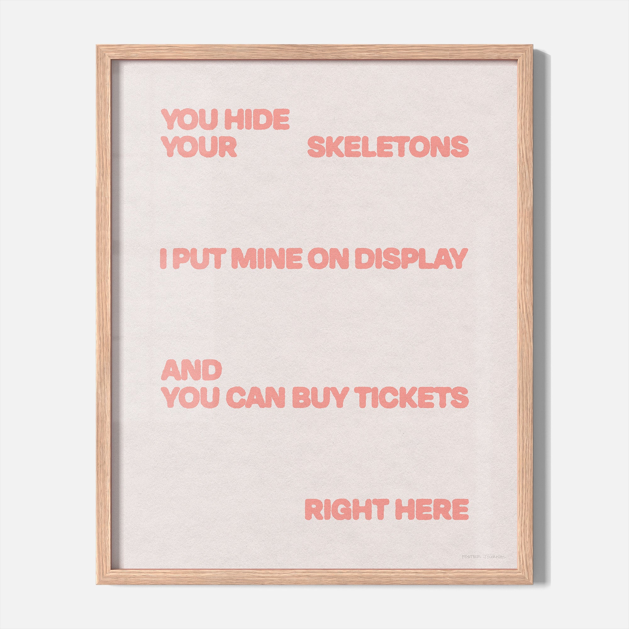 SKELETONS PRINT