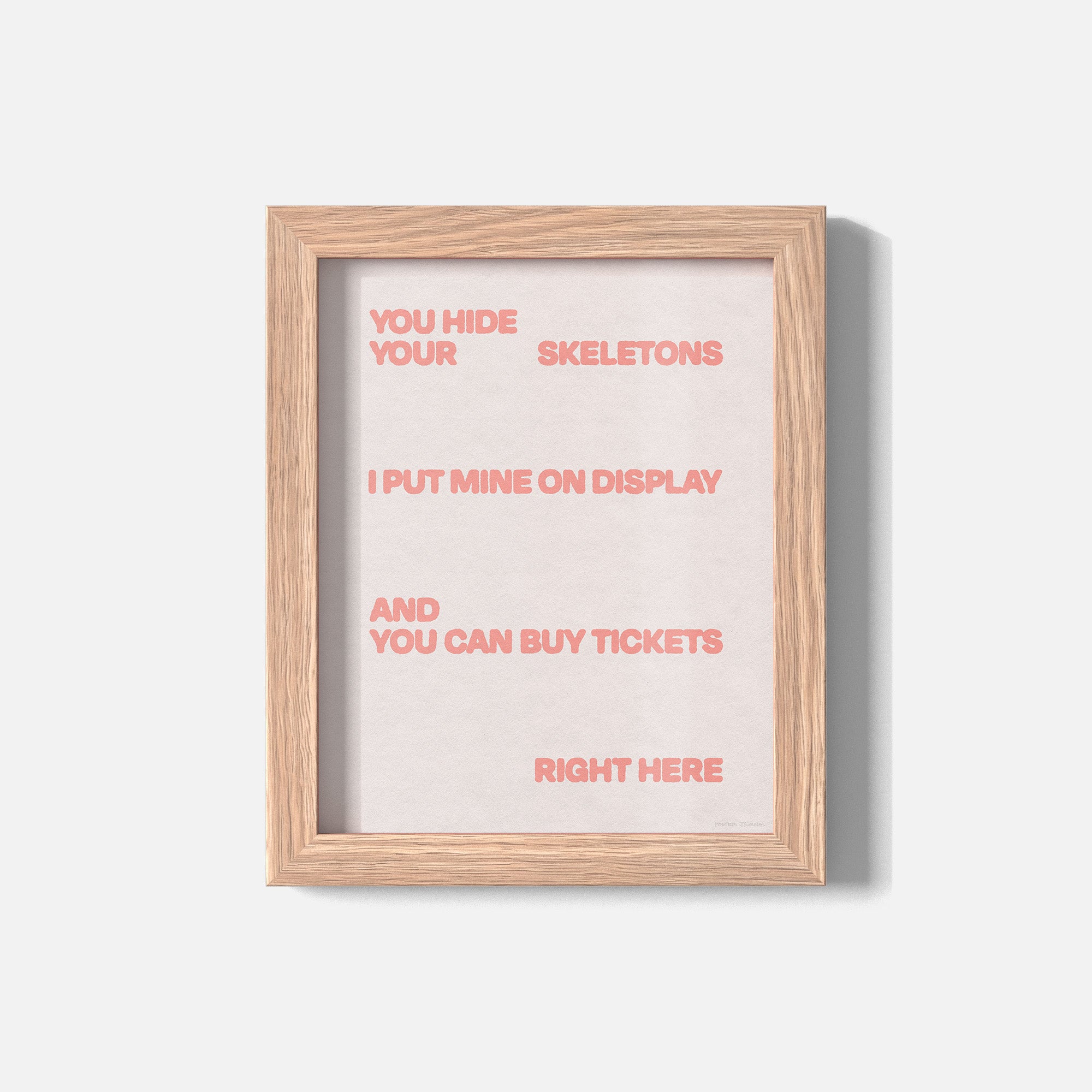 SKELETONS PRINT